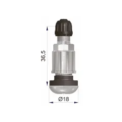 TR416-S METALLIVENT. D11,5/L36,5