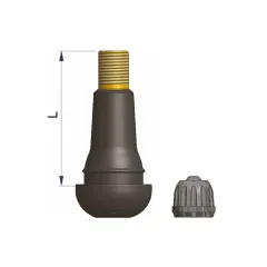 TUBELESS KUMIVENTTIILIT, HATTU KASAAMATTA