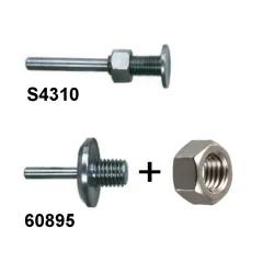 TYÖKALUSOVITTIMET Ø6mm KARALLA - SOVITIN 3/8", KARA Ø6mm