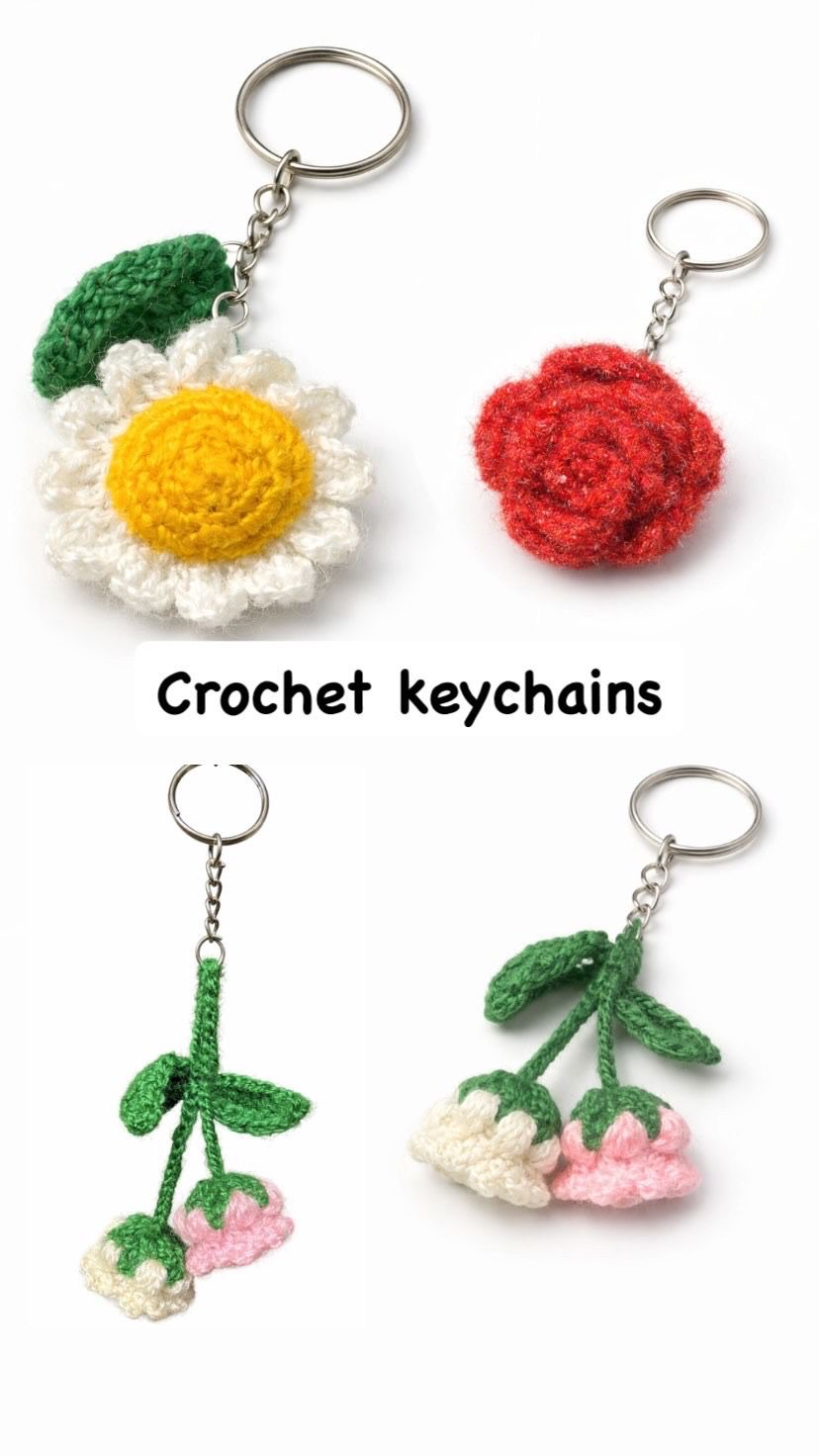 Crochet Keychains Pack of 3