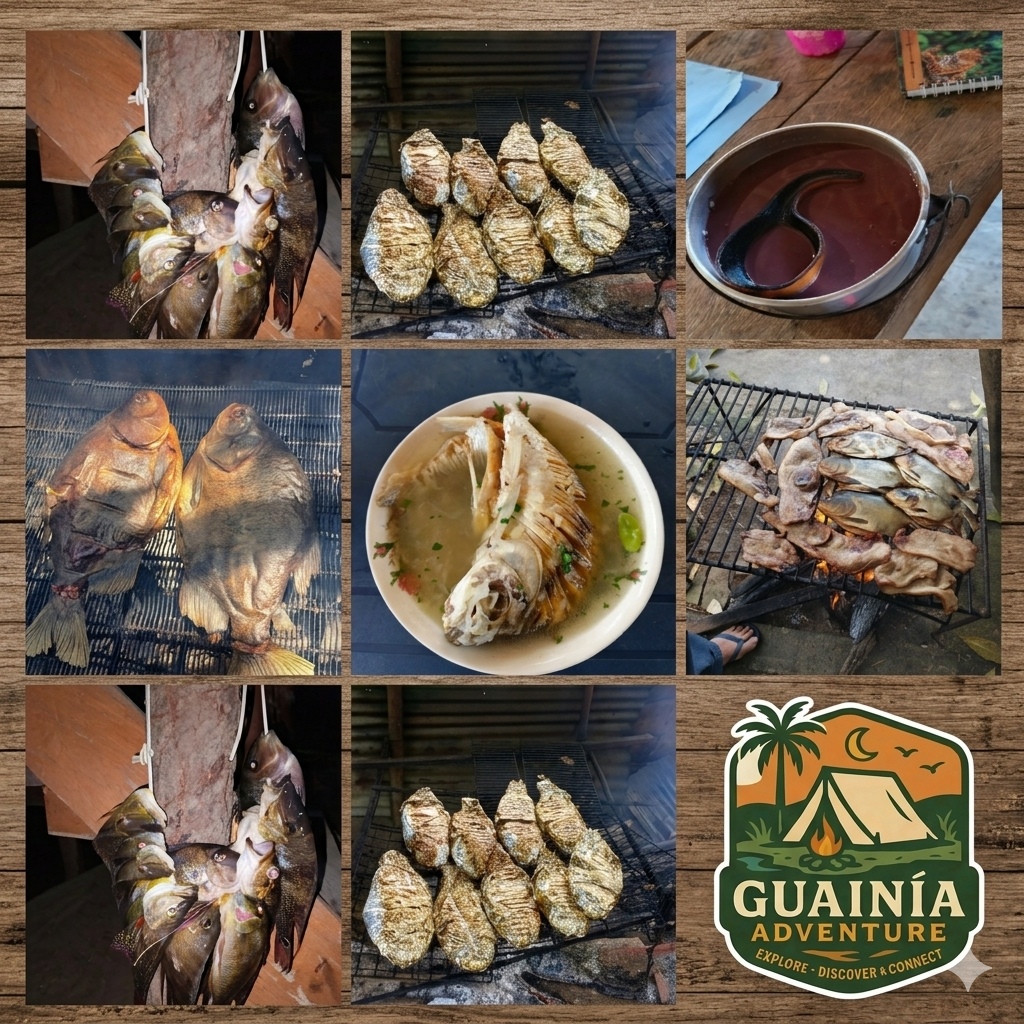 Artesanos indígenas de Guainía