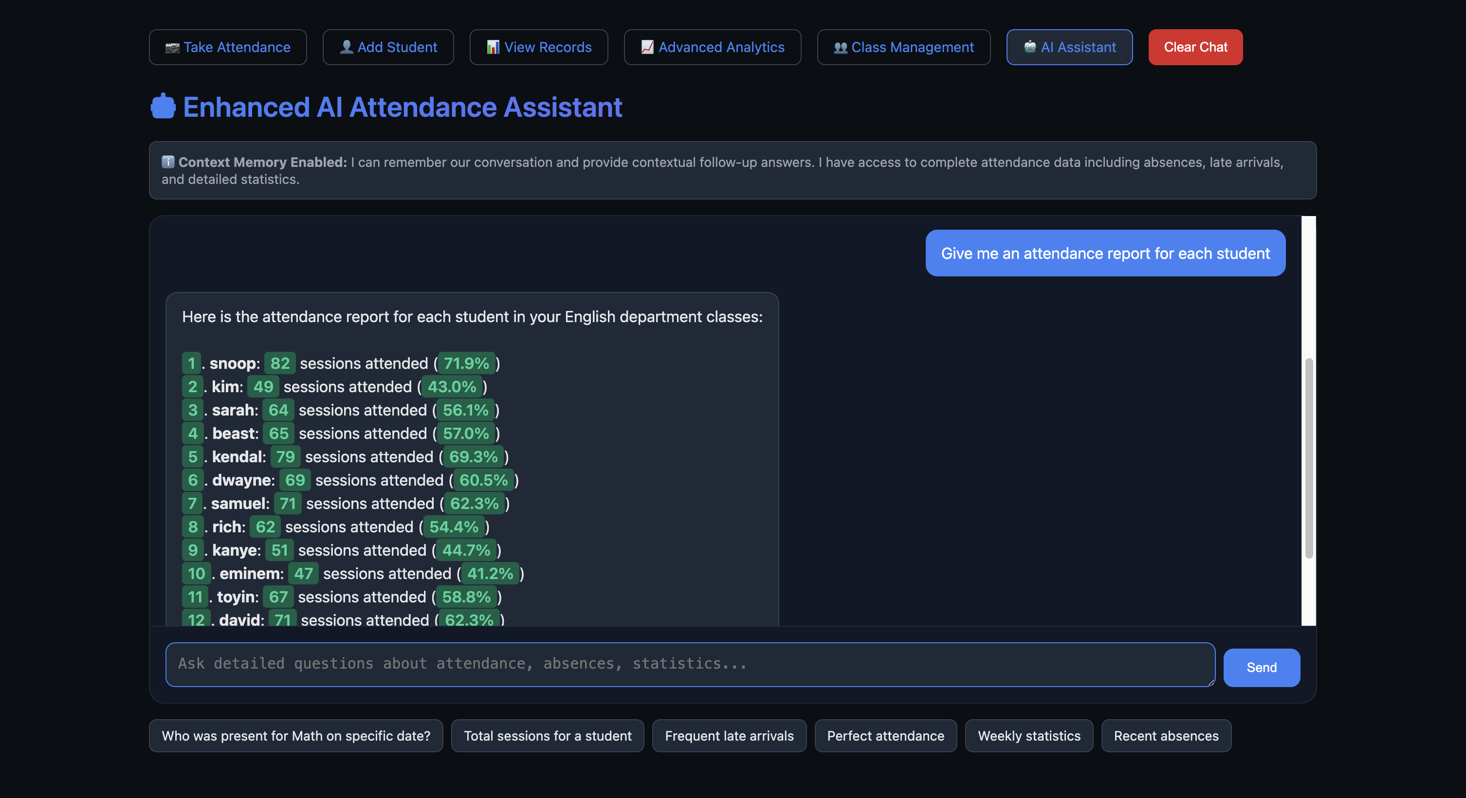 AI-powered analytics Agent