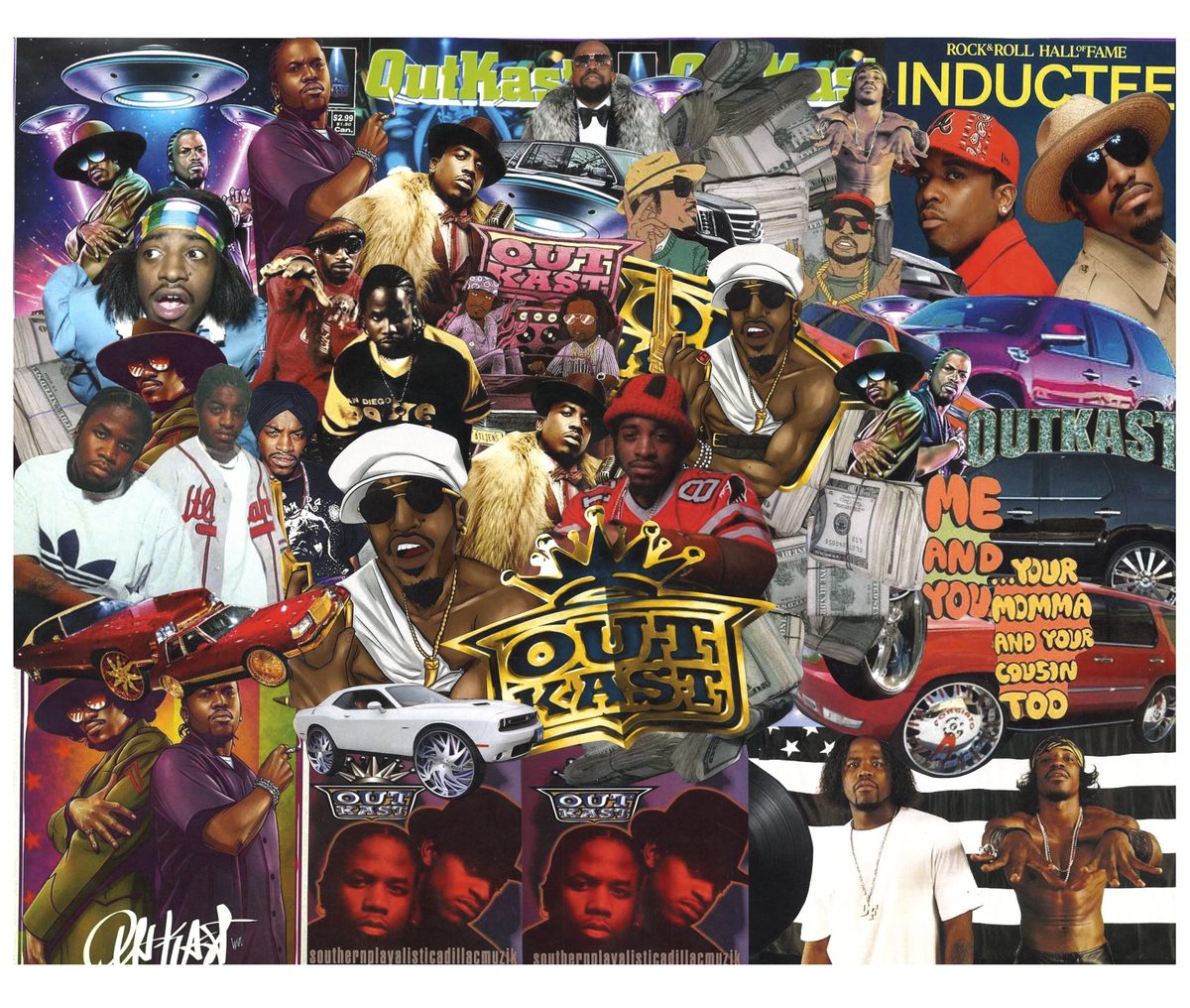 Outcast Artist collage artwork
