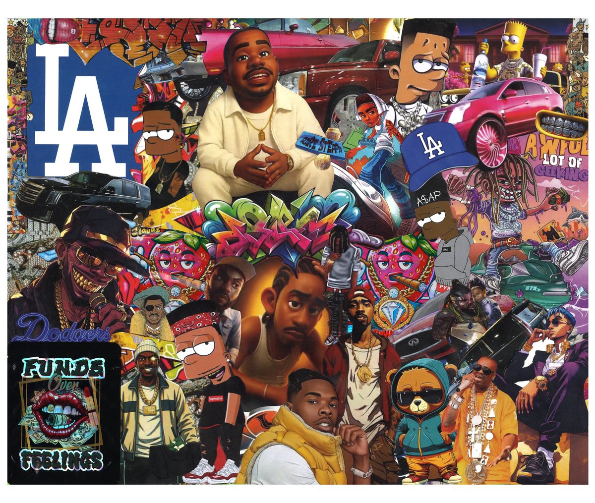 Rapper Collage collage artwork