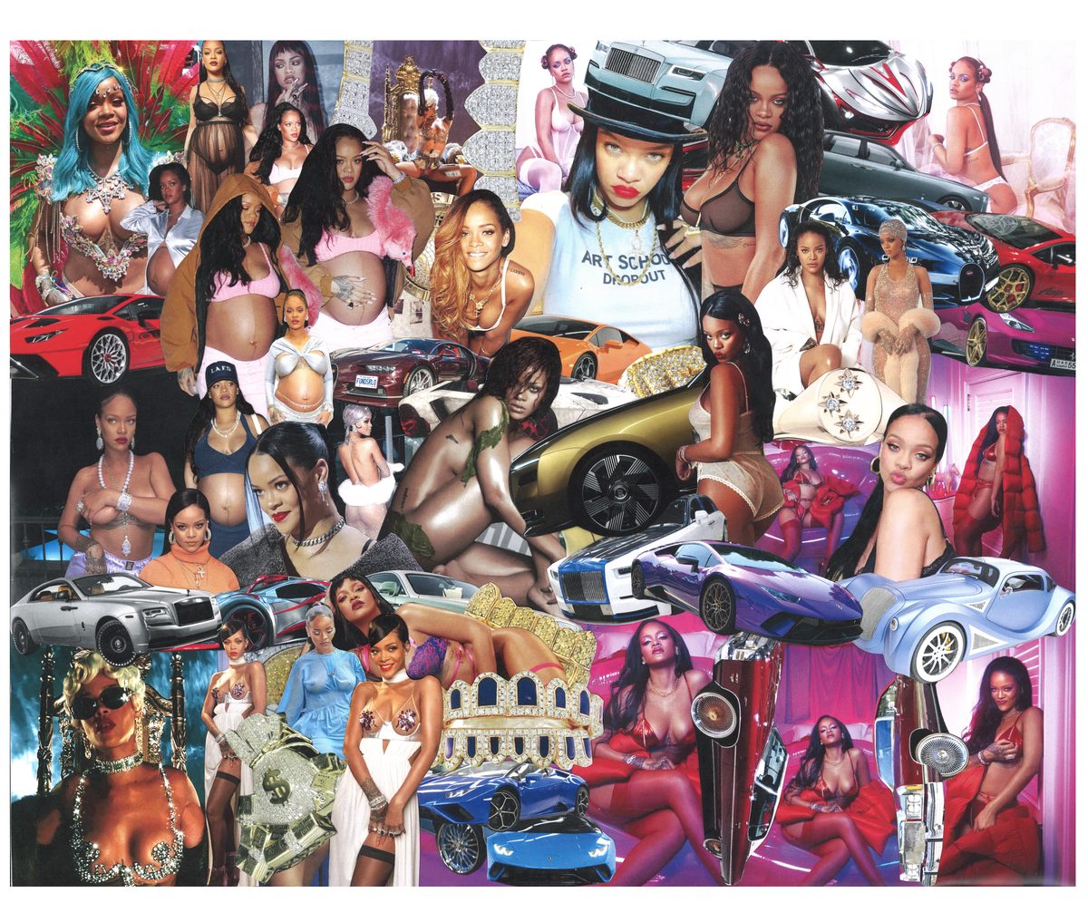 Rihanna (Artist) collage artwork