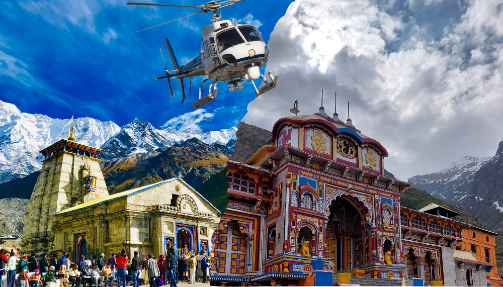 Do Dham Yatra By Helicopter With VIP Darshan