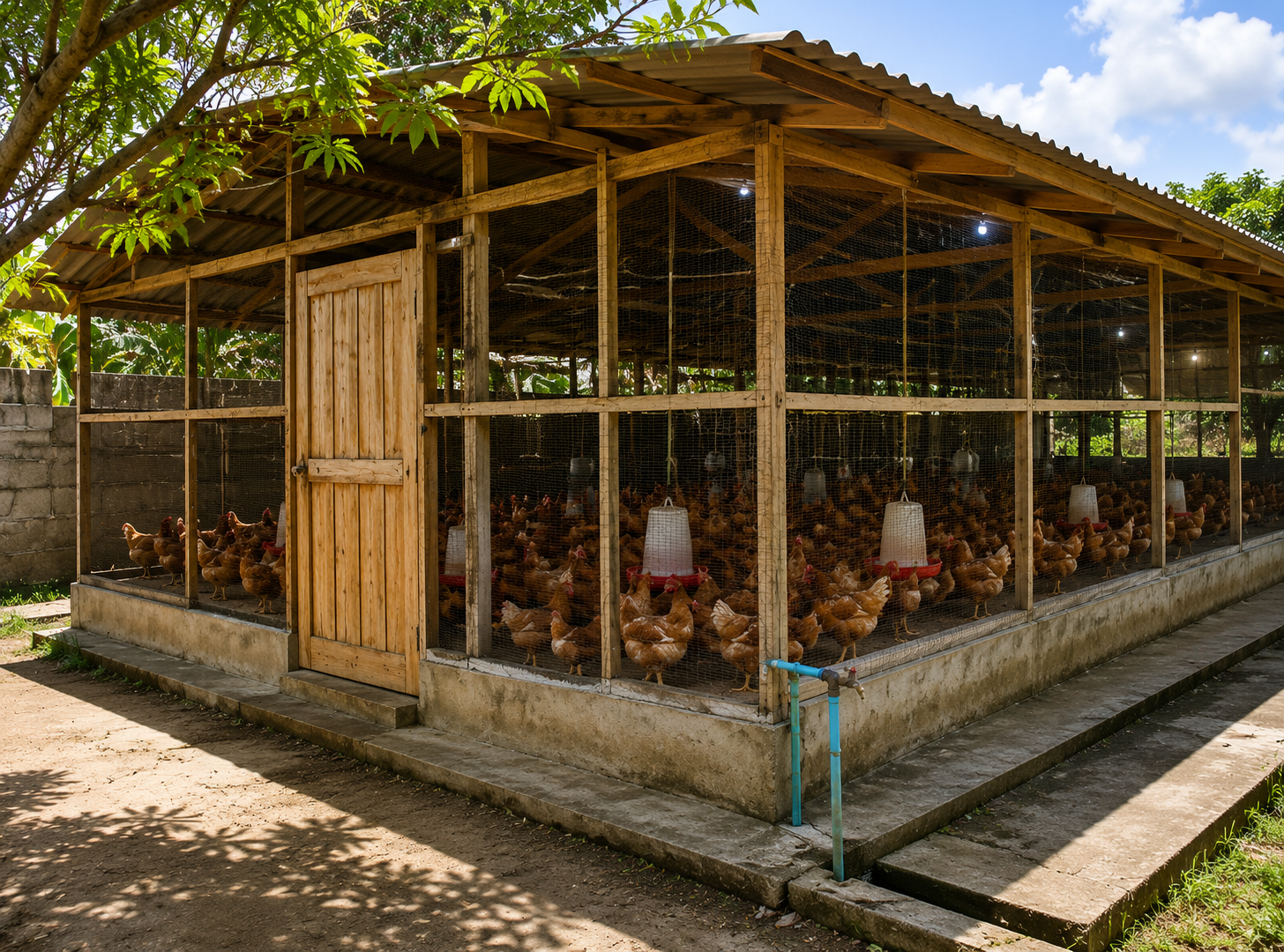 Young chicks at Churem Farms