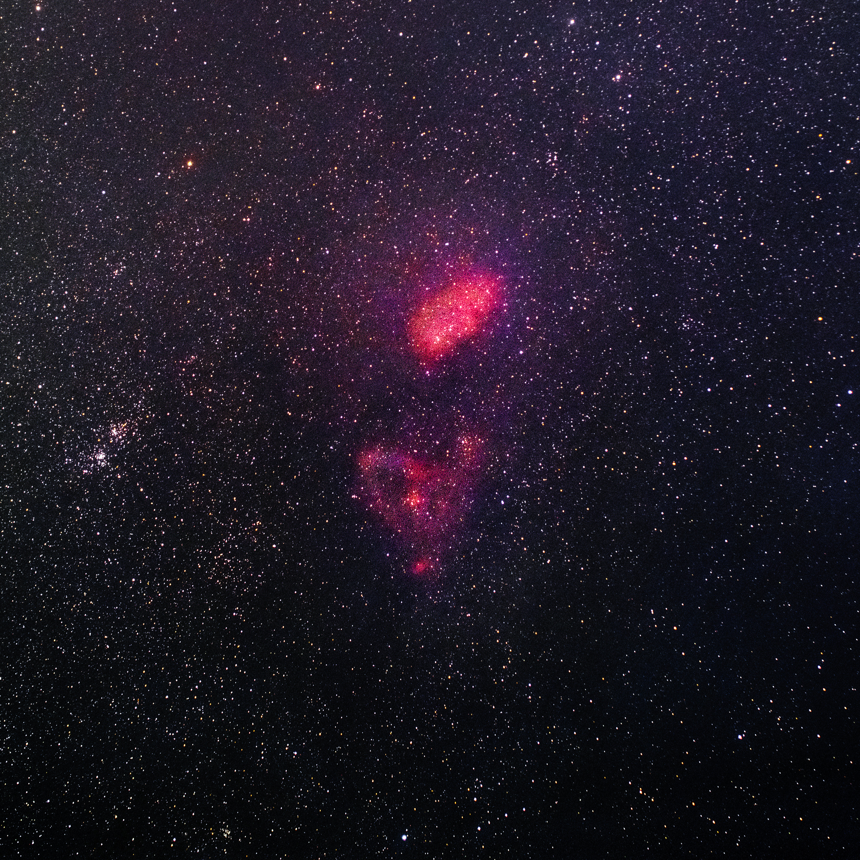 Heart and Soul Nebulae