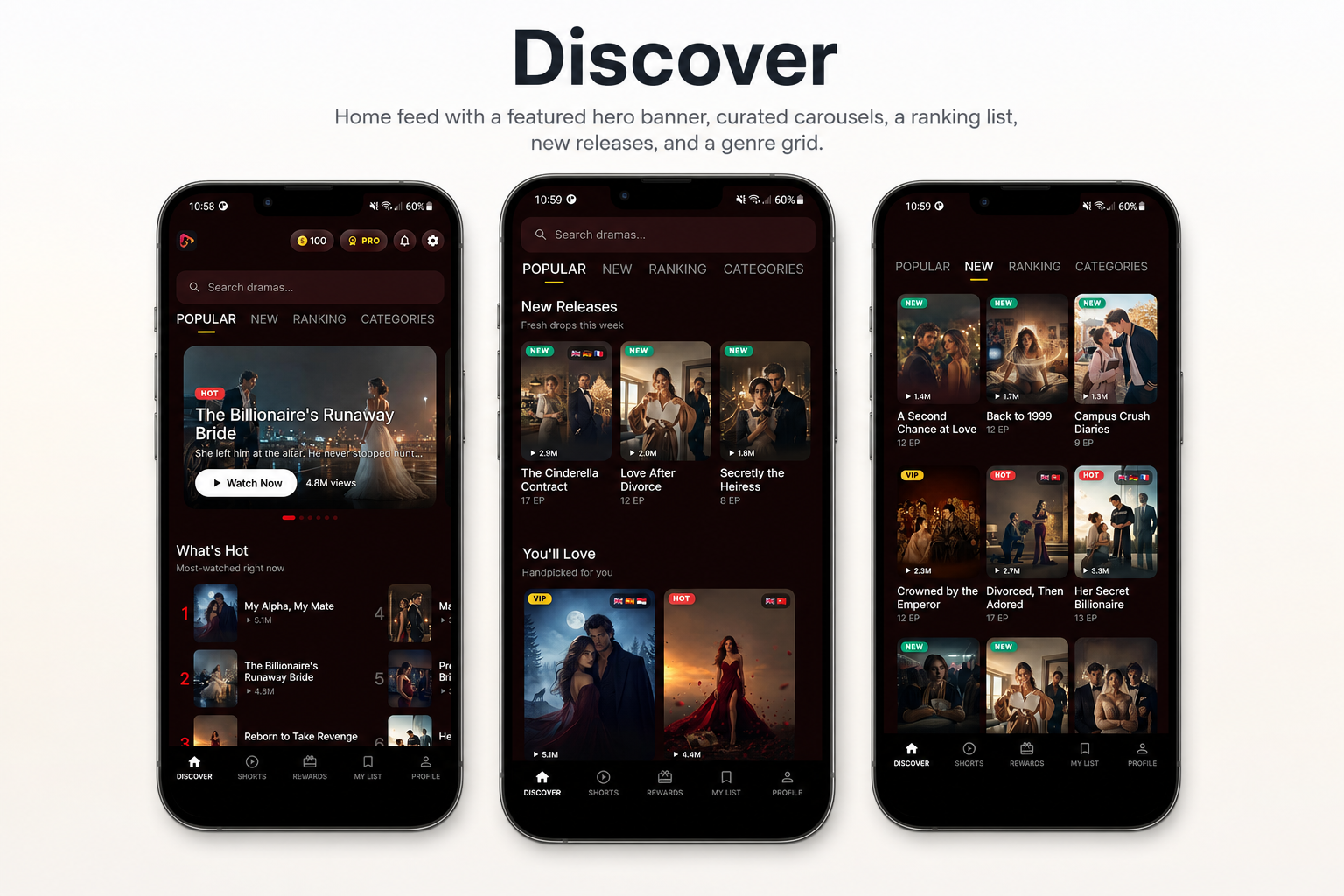 DramaNow | Flutter App Short Drama Platform