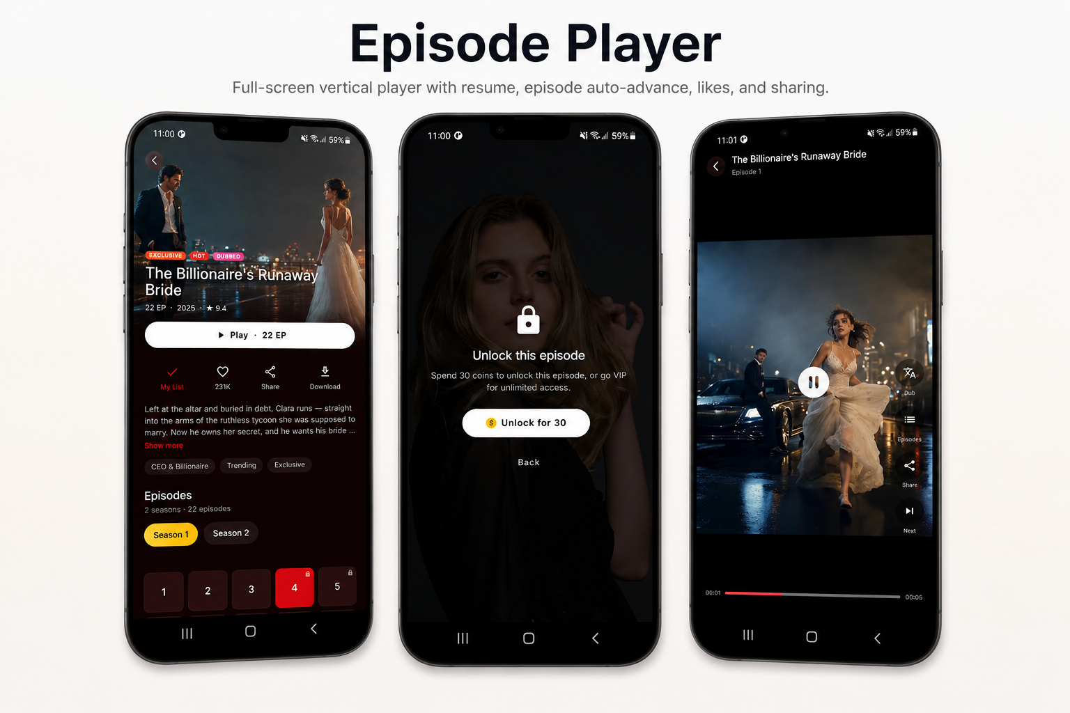 DramaNow | Flutter App Short Drama Platform