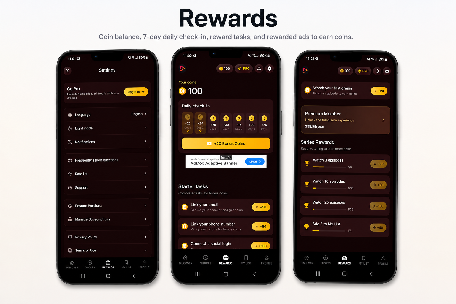 DramaNow | Flutter App Short Drama Platform