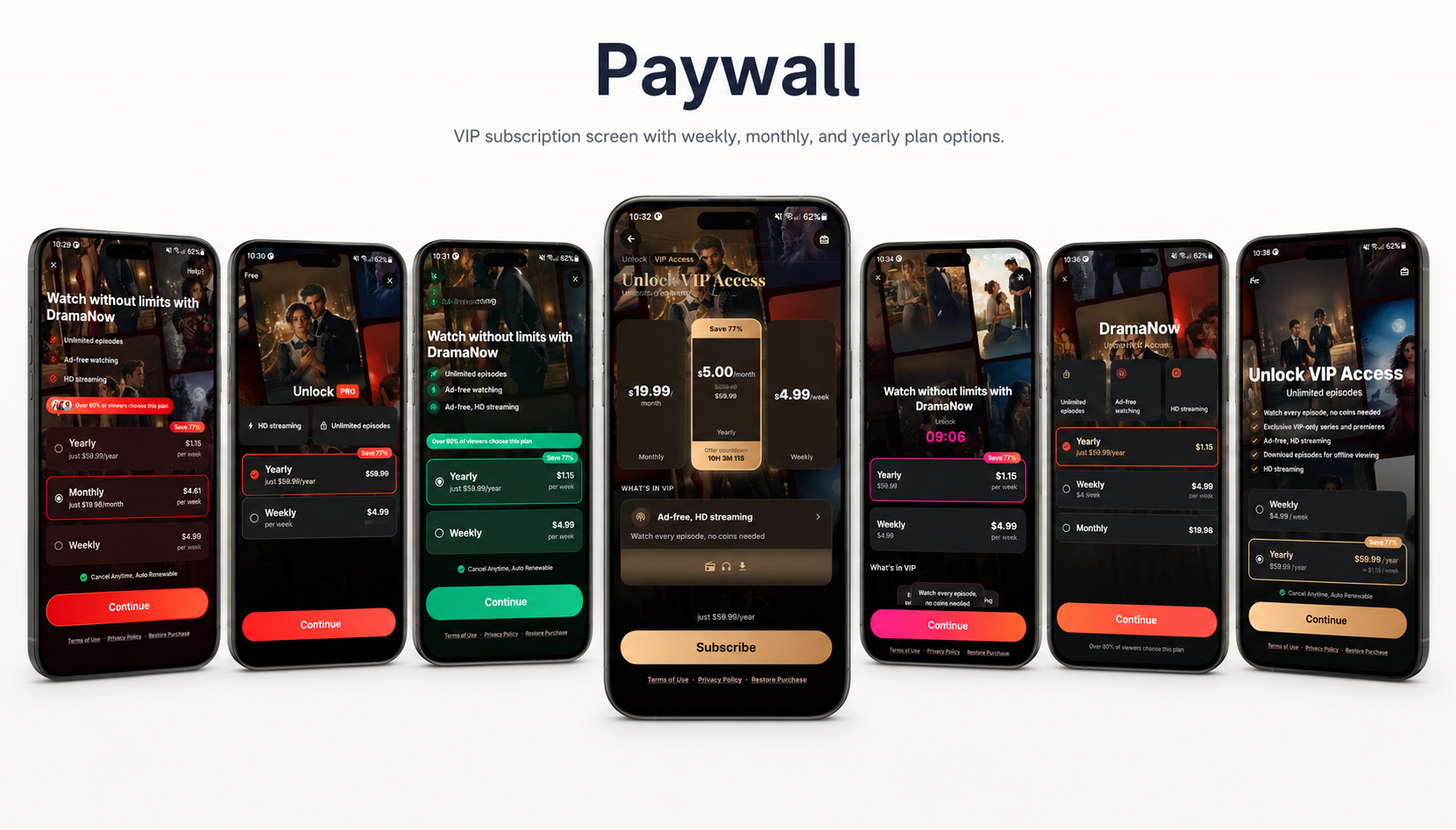 DramaNow | Flutter App Short Drama Platform