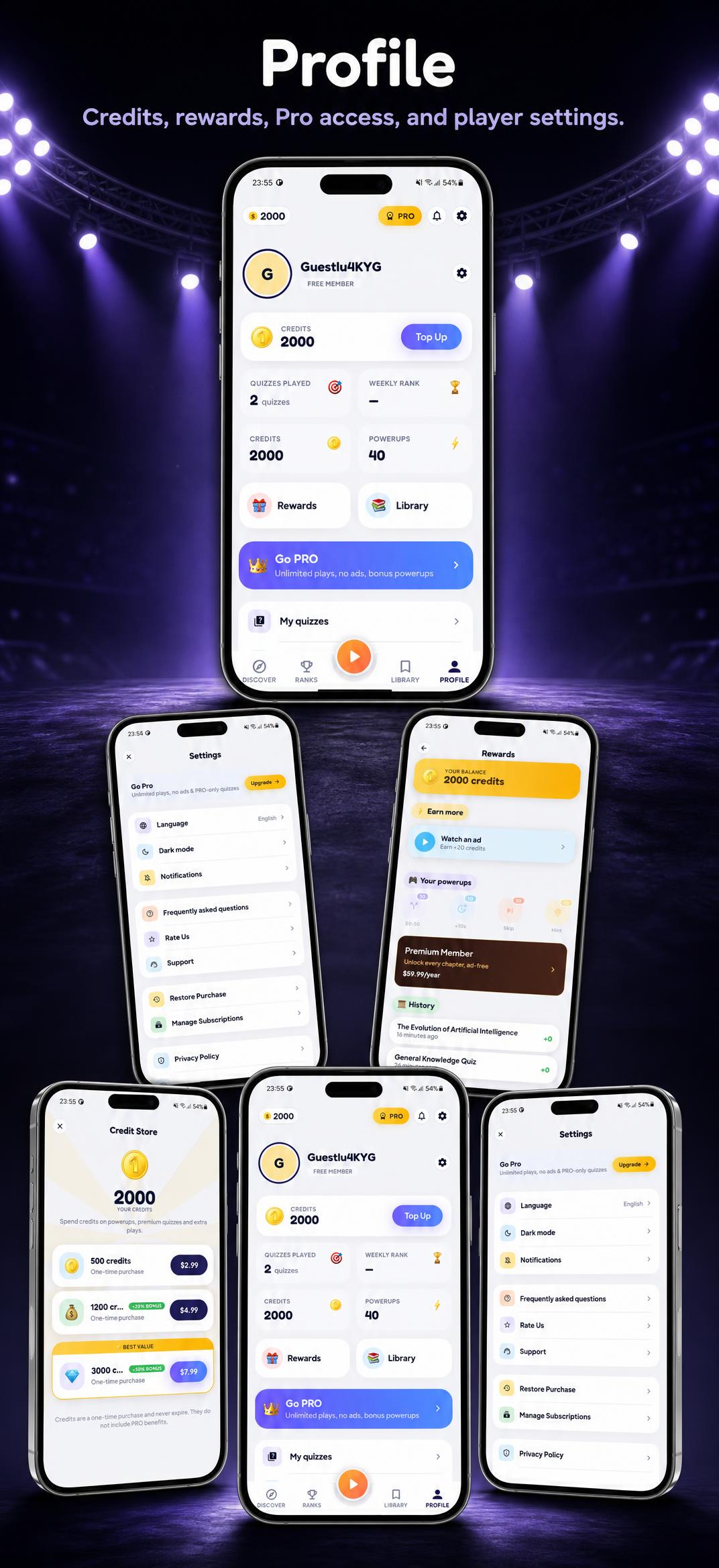 Endless Quiz - Profile