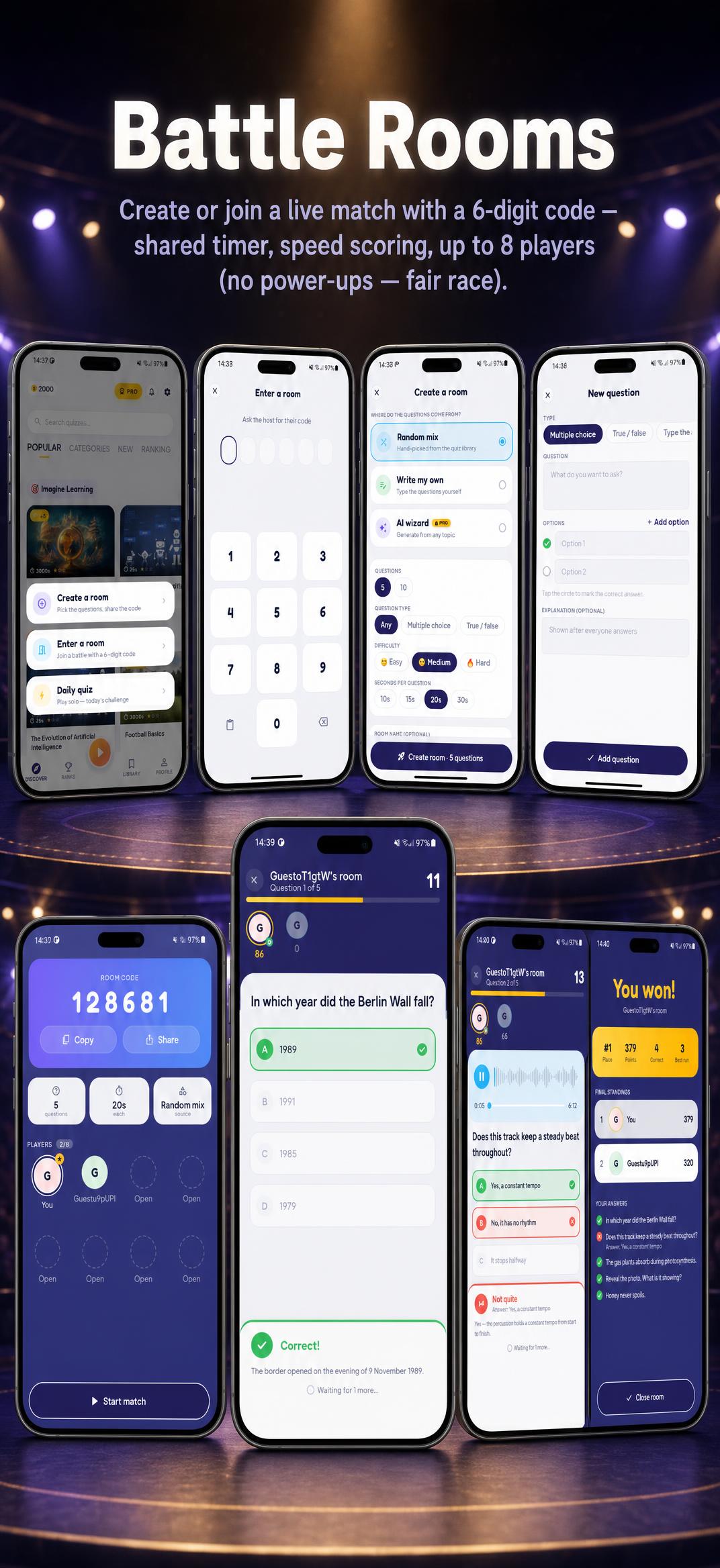 Endless Quiz - Battle Rooms