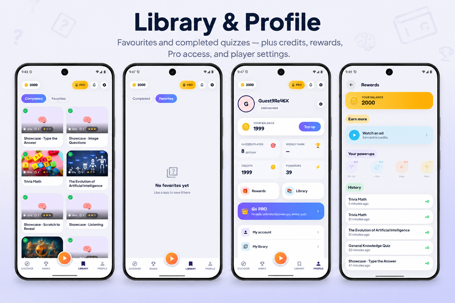 Endless Quiz - Profile