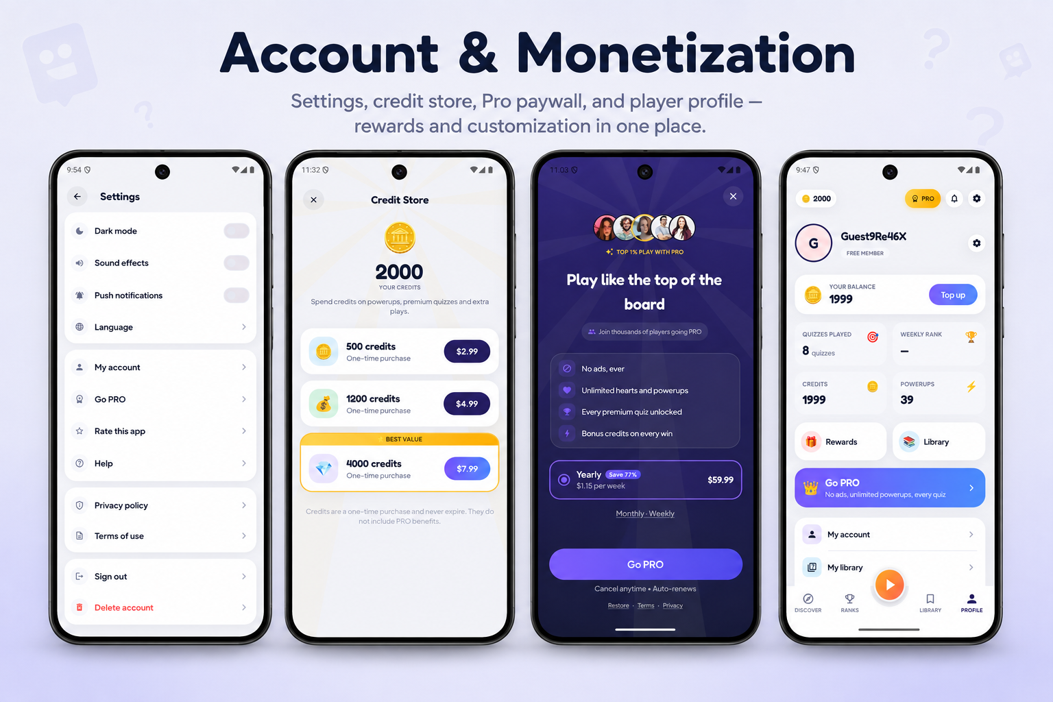 Endless Quiz - Paywall