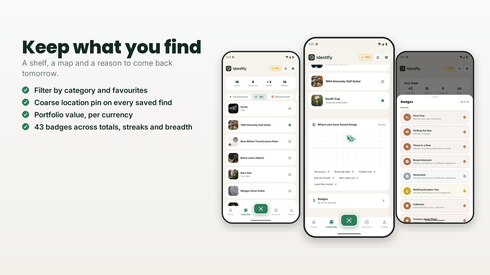 Identifly - Keep what you find