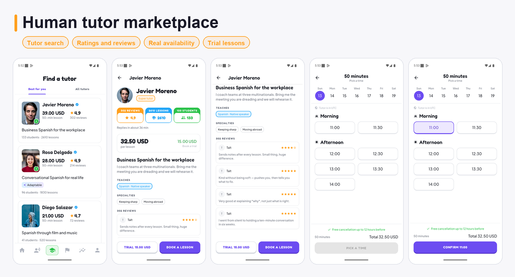 AdvanceTutor - AI language tutor, course path and human tutor marketplace