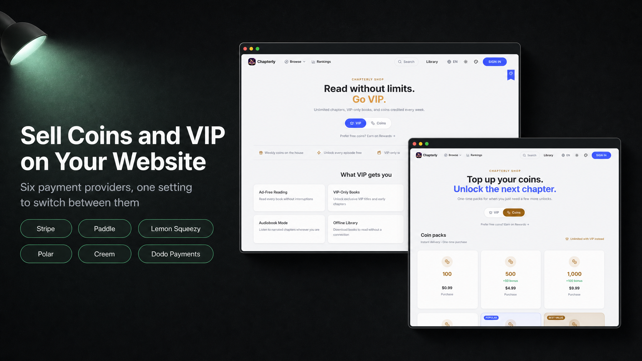Chapterly | Mobile App eBook and Audiobook Platform