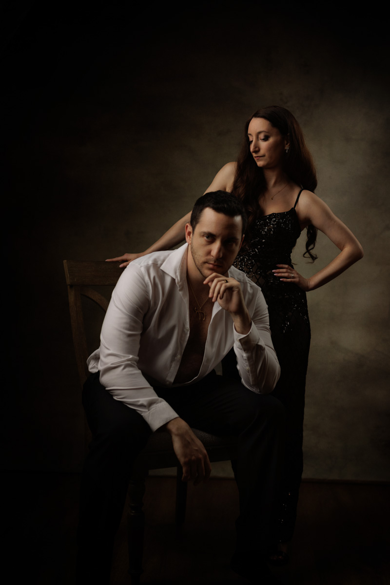 Couple in elegant formal styling