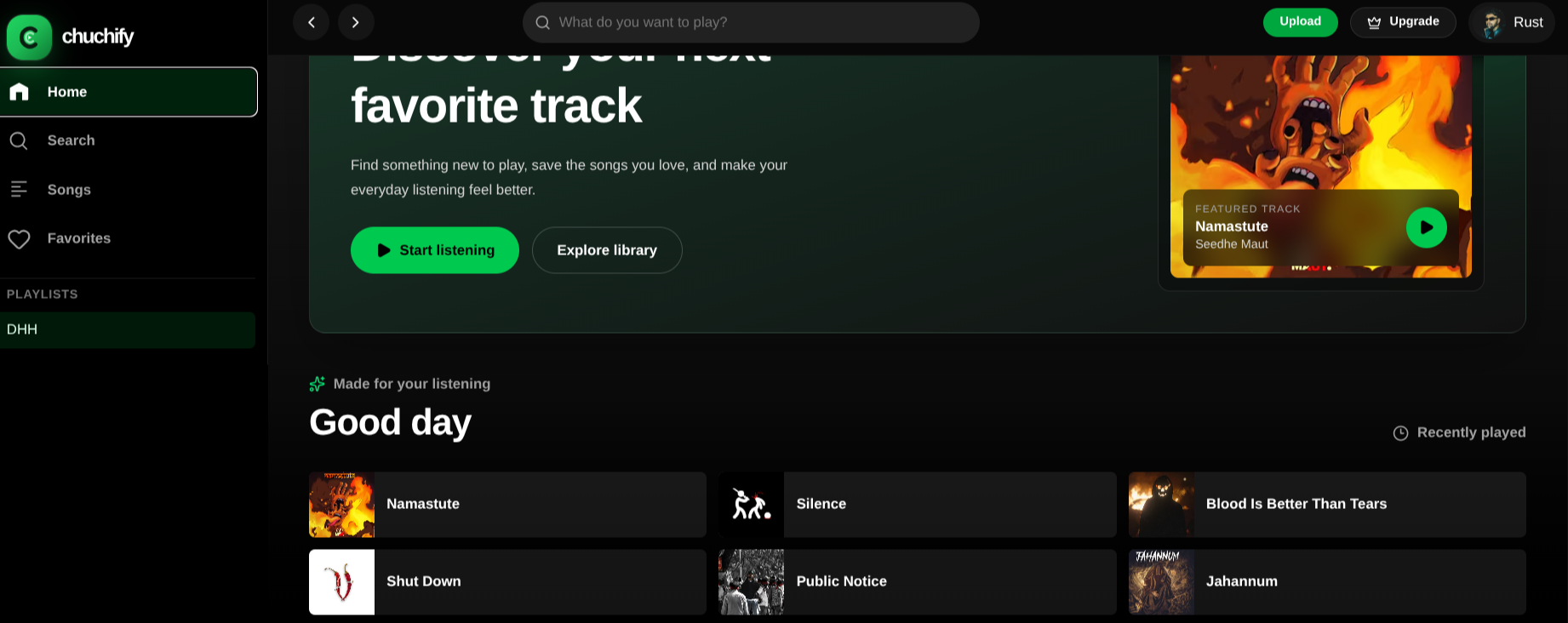 Music Streaming Platform