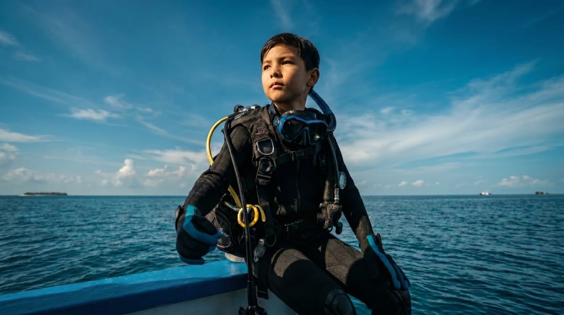 PADI Junior student