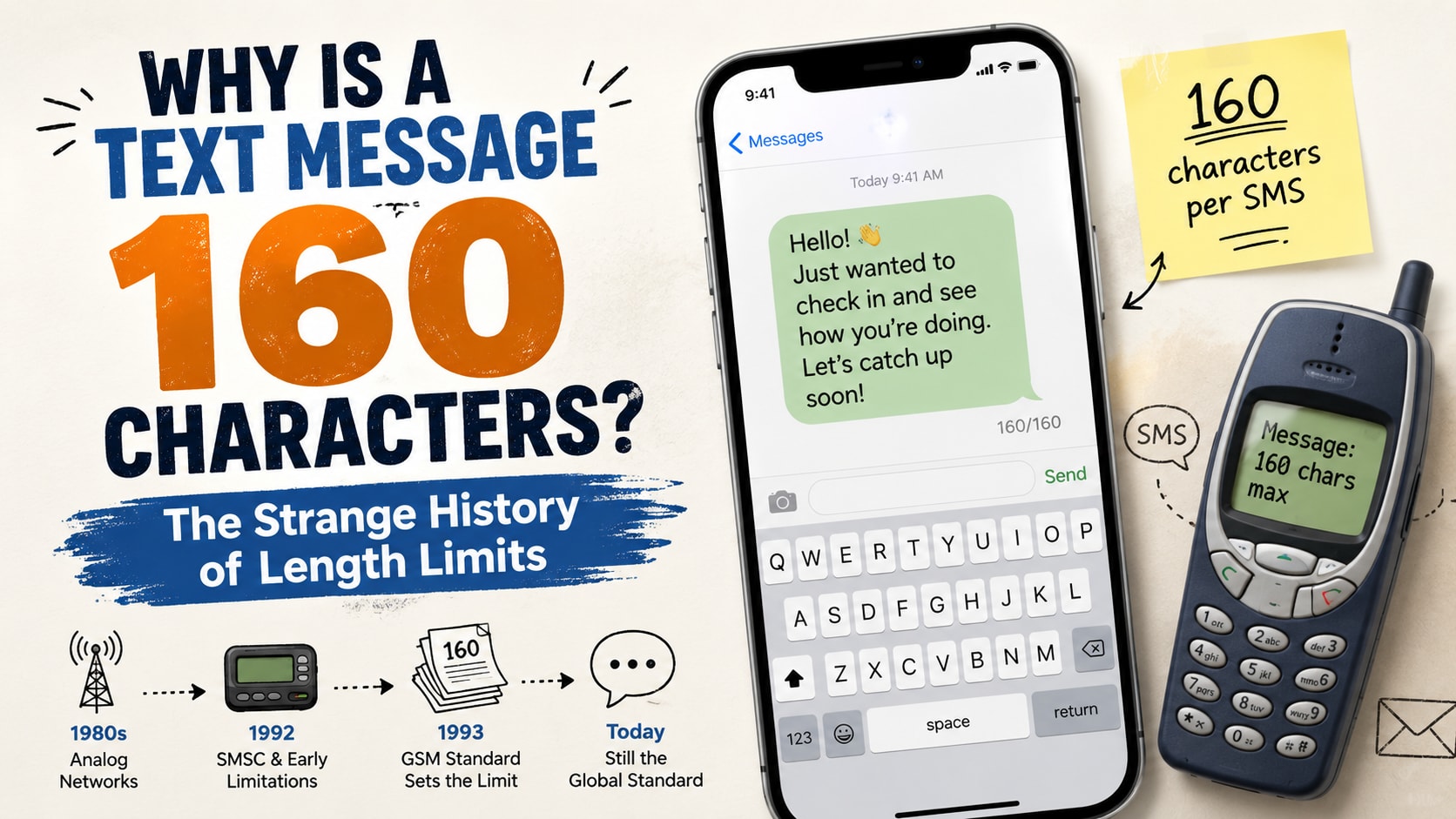 Why Is a Text Message 160 Characters? The Strange History of Length Limits