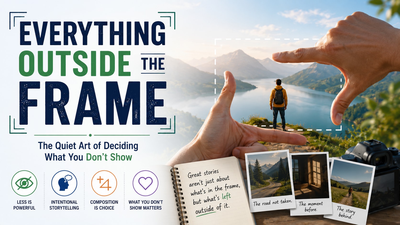 Everything Outside the Frame: The Quiet Art of Deciding What You Don't Show