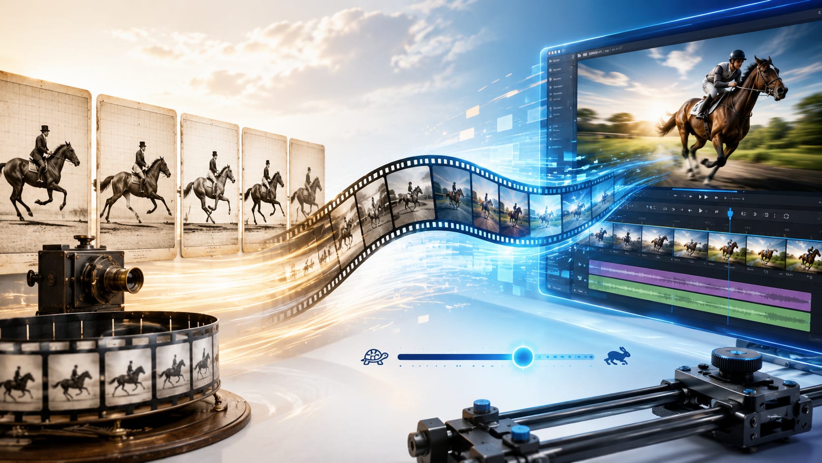 How Humans Learned to Bend Time on Film — From a Galloping Horse to the Slider on Your Screen