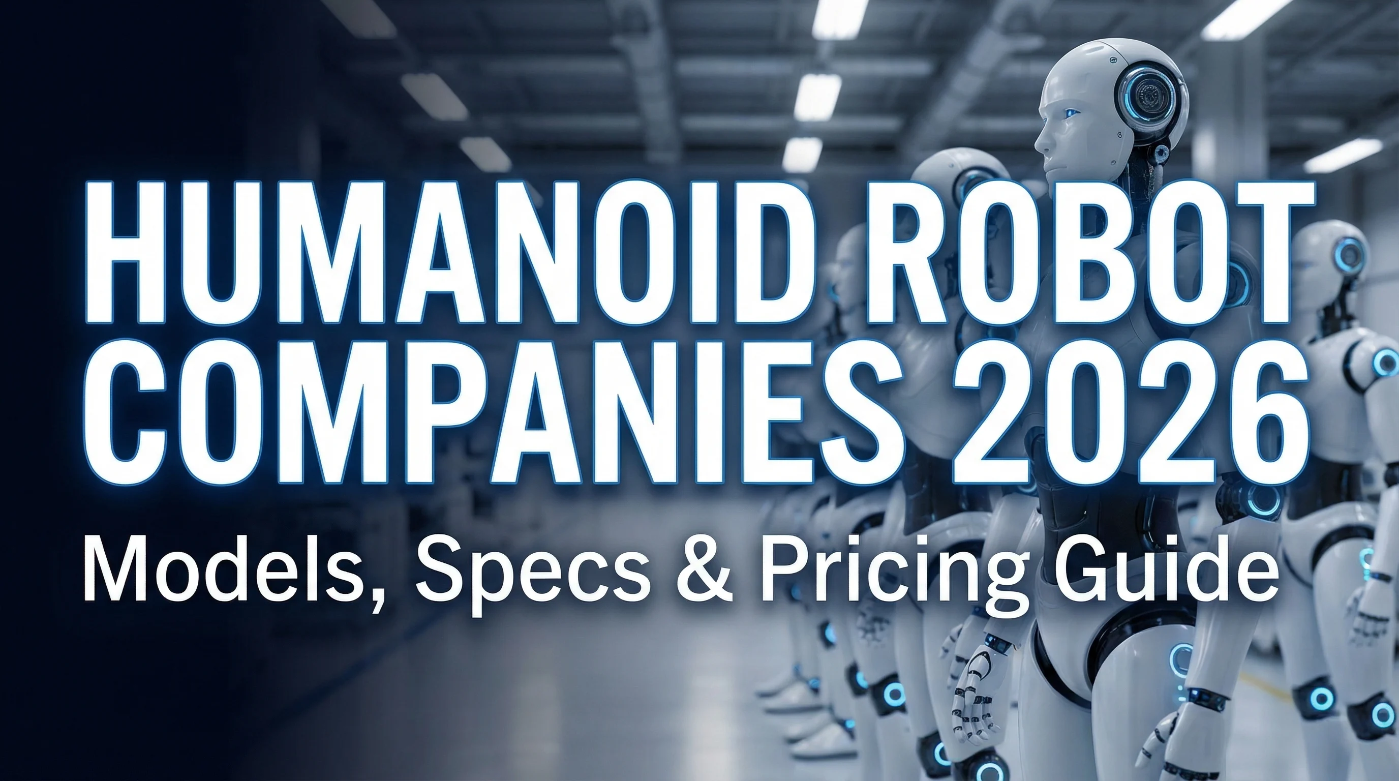 Humanoid Robot Companies 2026: Complete Models, Specs & Pricing