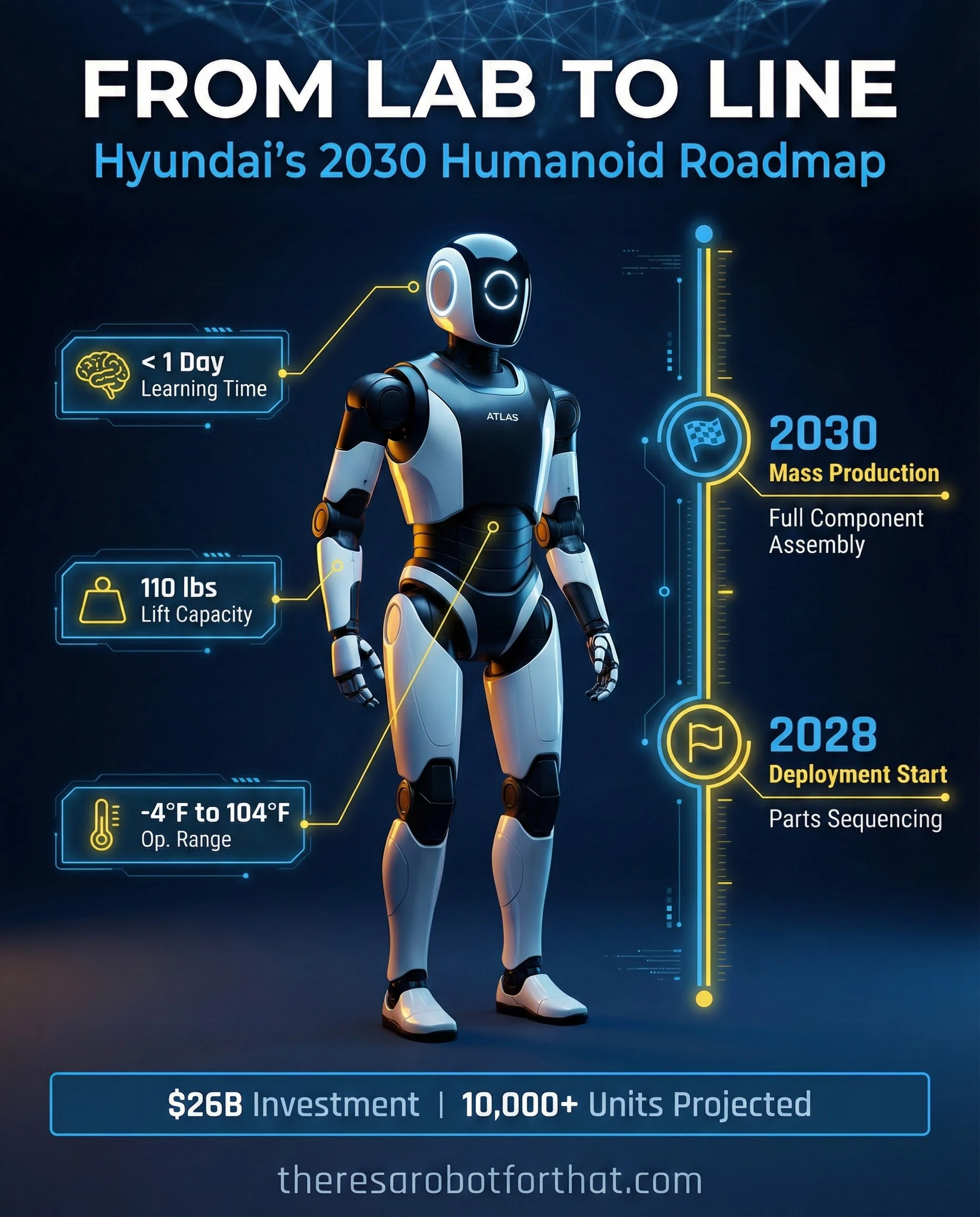 Hyundai's Roadmap: Mass-Produced Humanoids by 2030