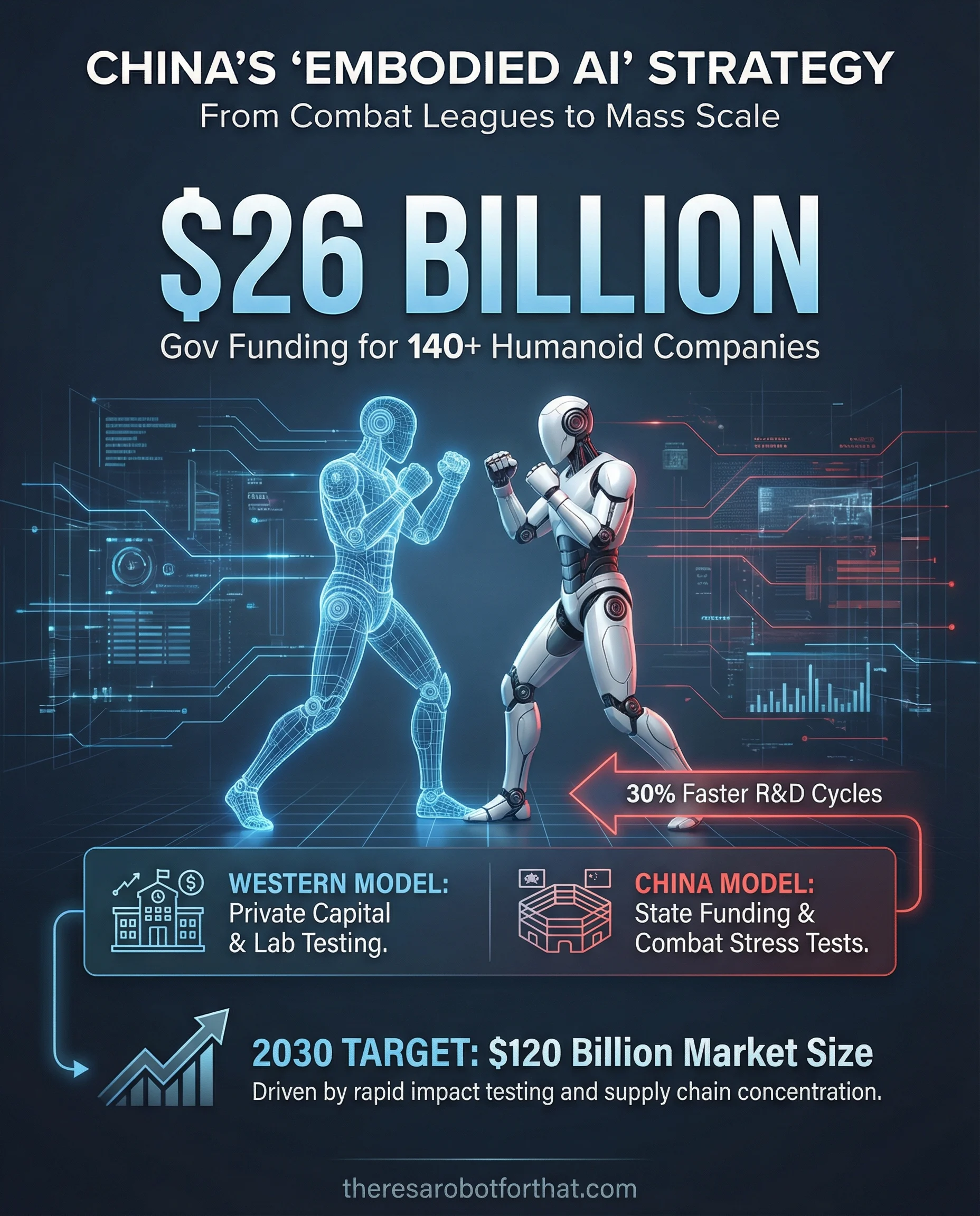 First Humanoid Combat League Kicks Off as China Funds $26B Push