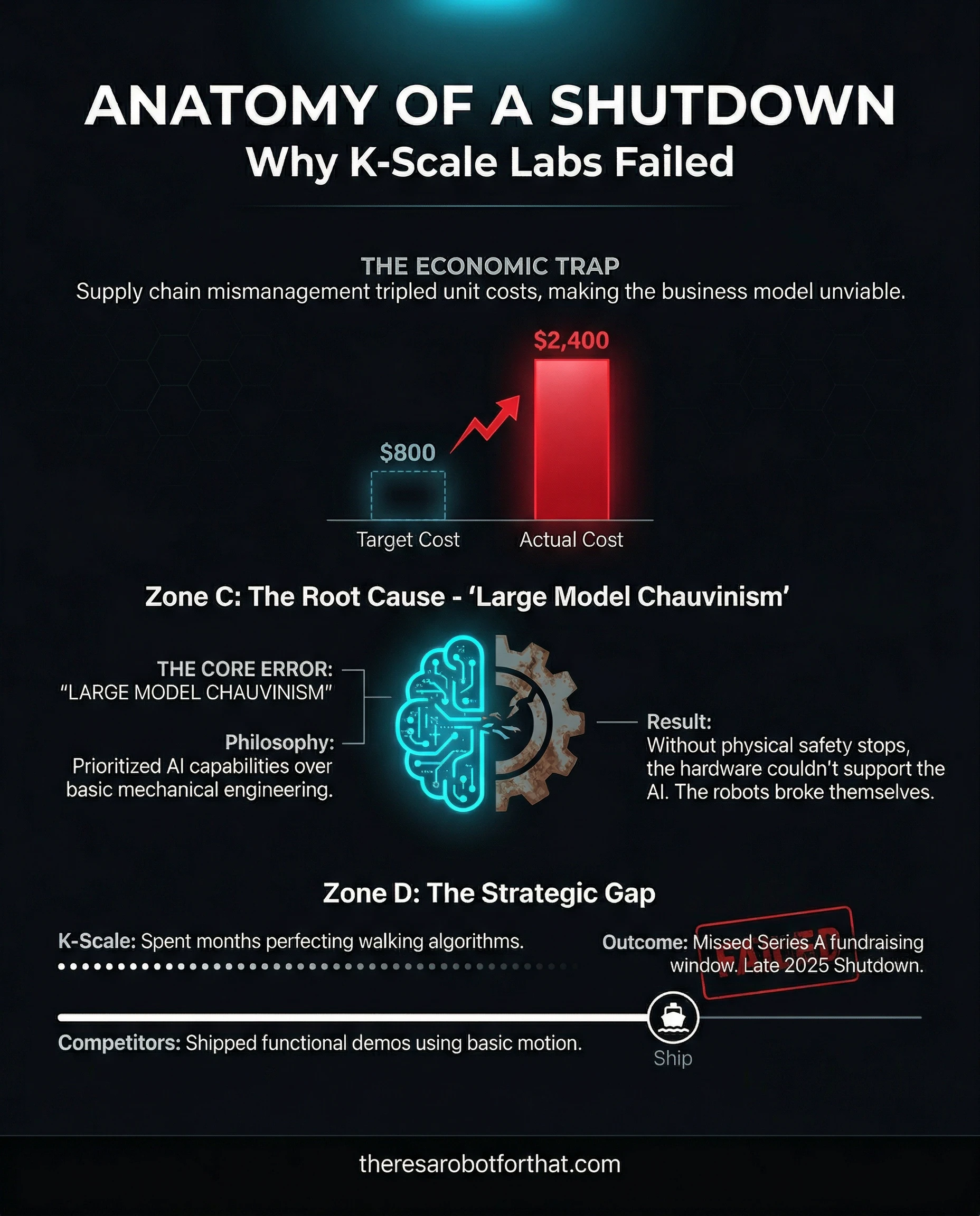 Why a robotics startup died: 6 hard lessons from the inside