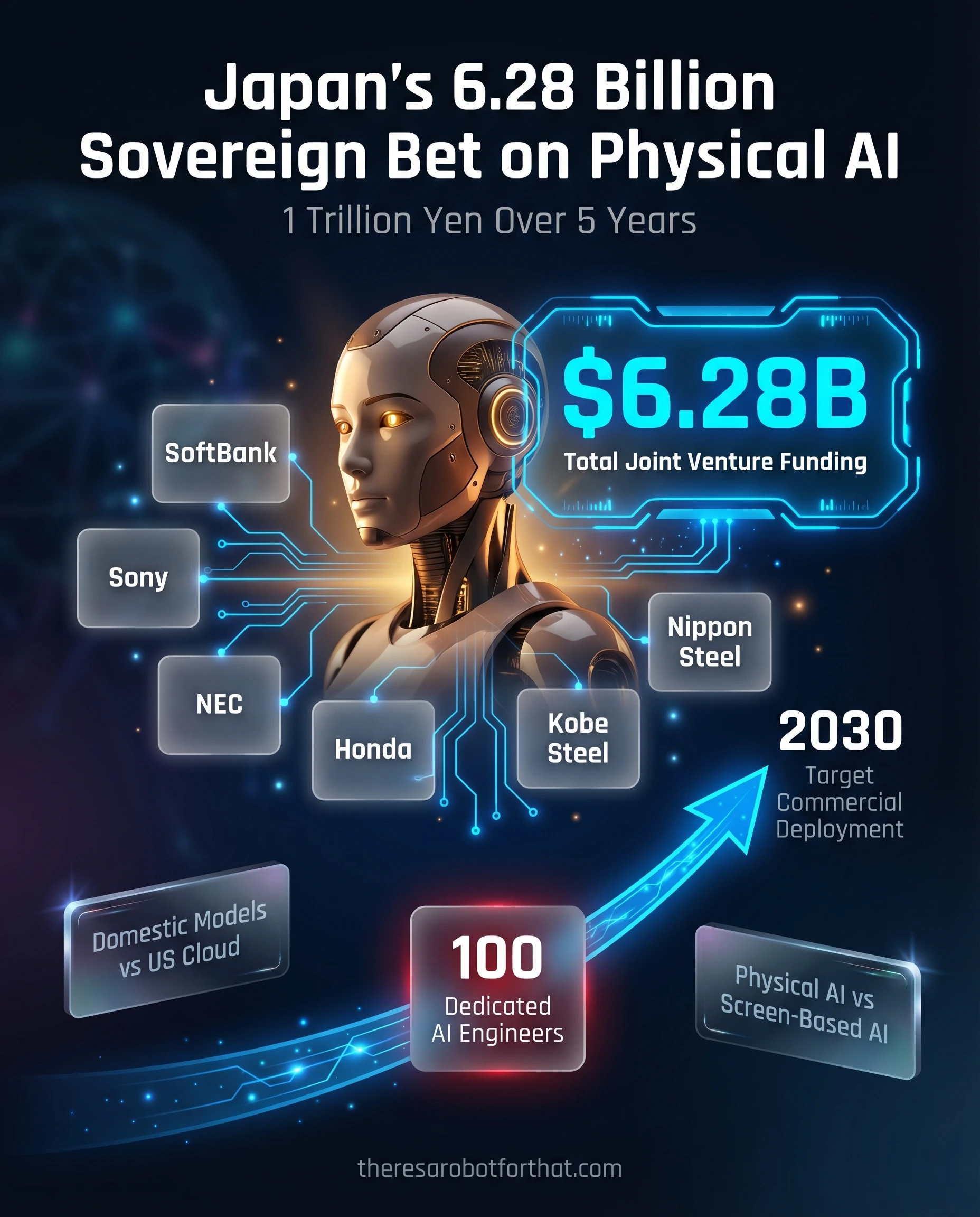 Infographic: Japan's \$6.28B physical AI joint venture