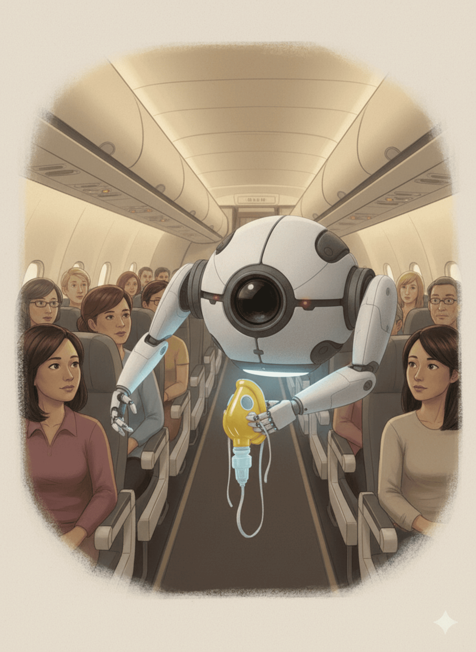 Your Flight Attendant is a Robot
