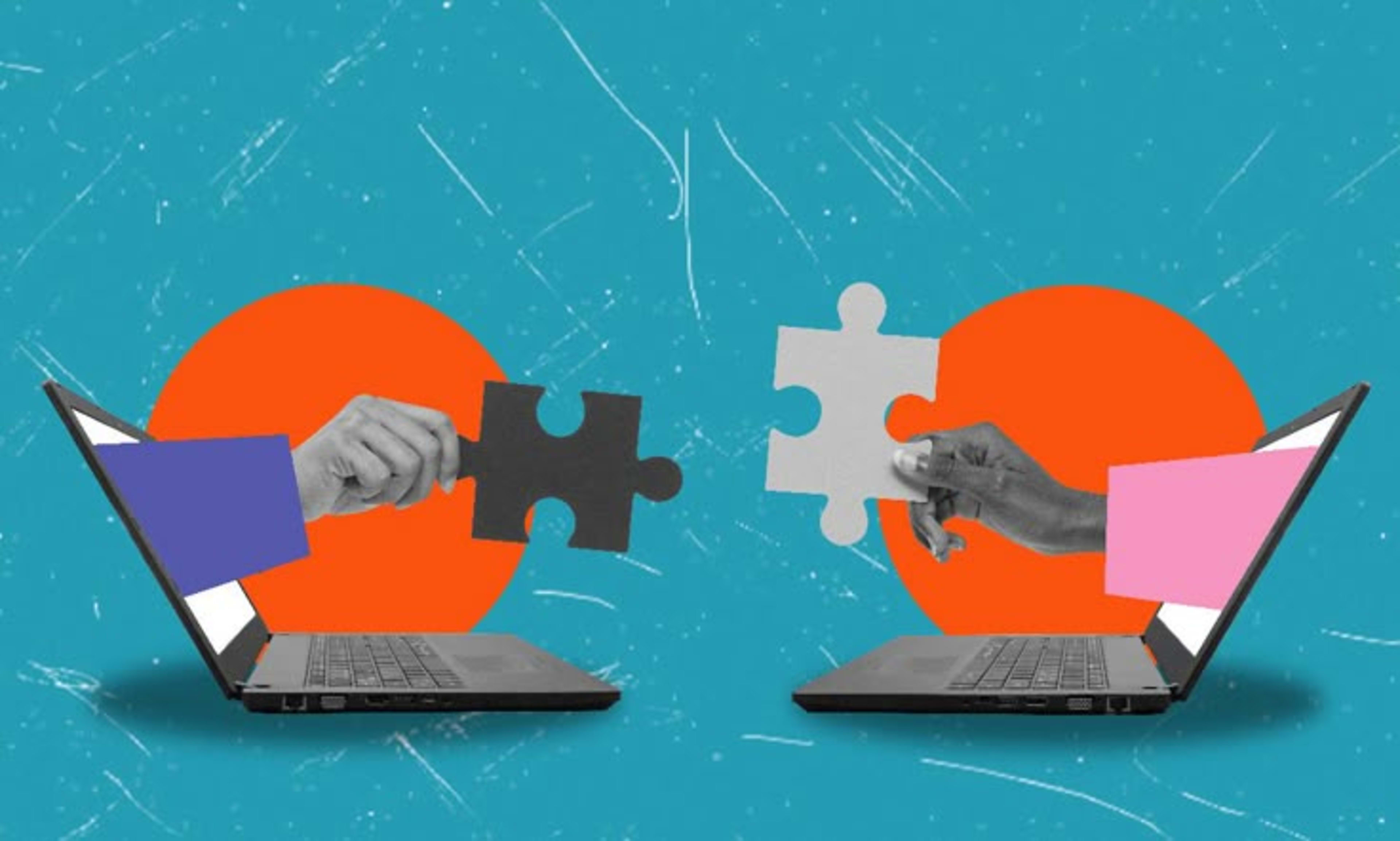 About Us - Two entrepreneurs working together