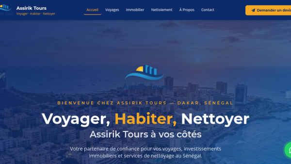 Site Internet pour une Plateforme Multi-Services