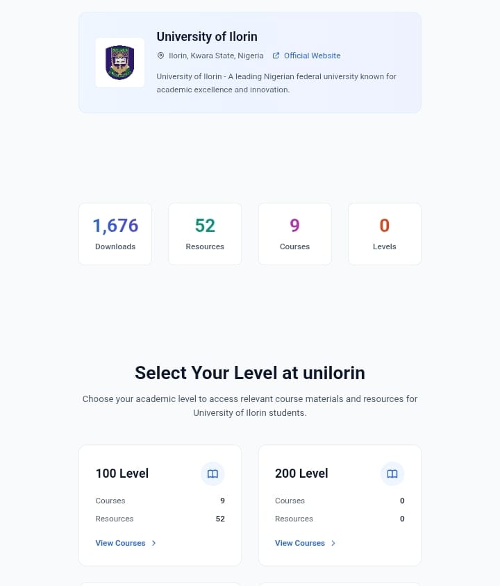 Modern StudyHub Interface