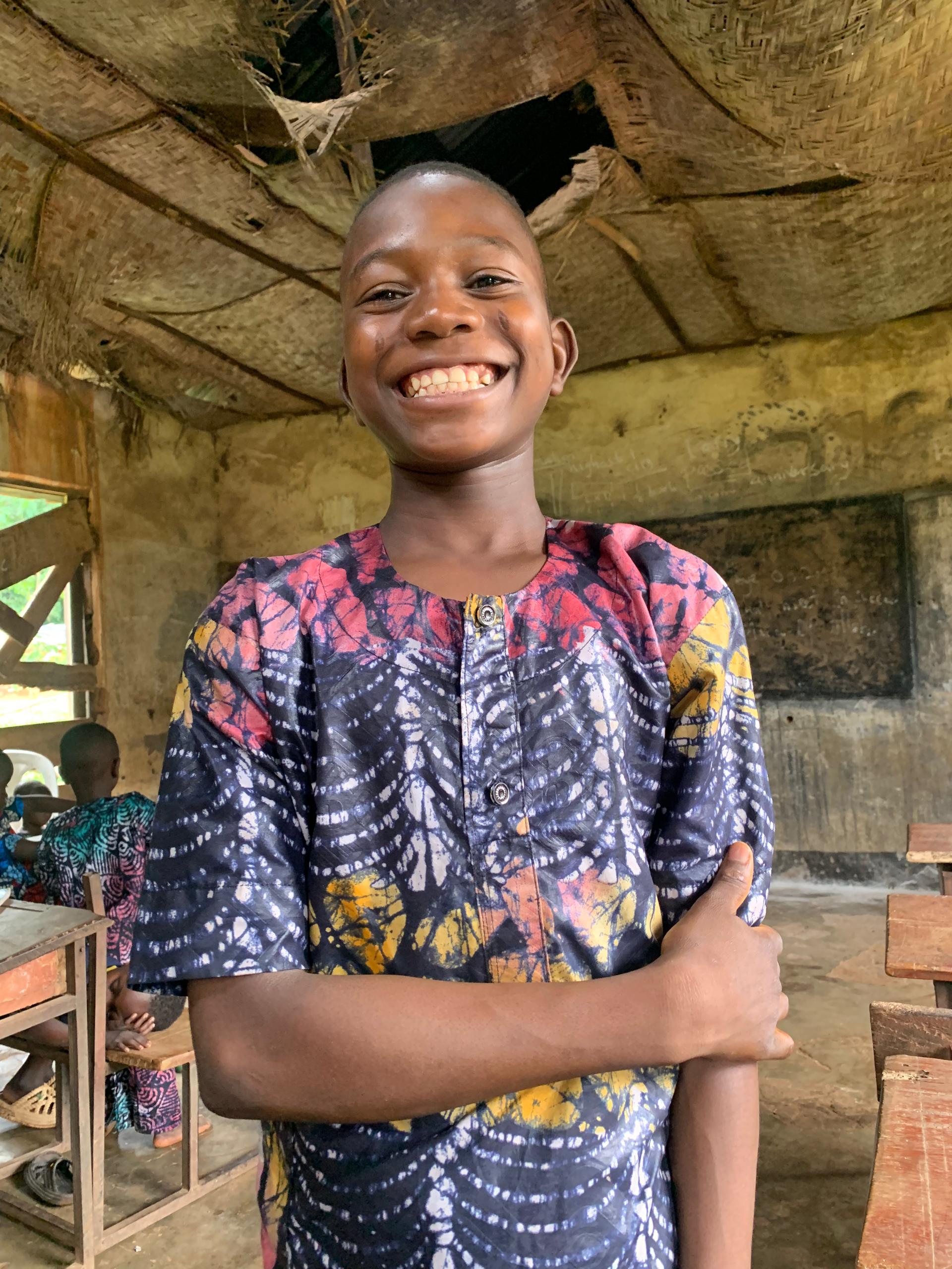 Rasaq before joining OEEF program