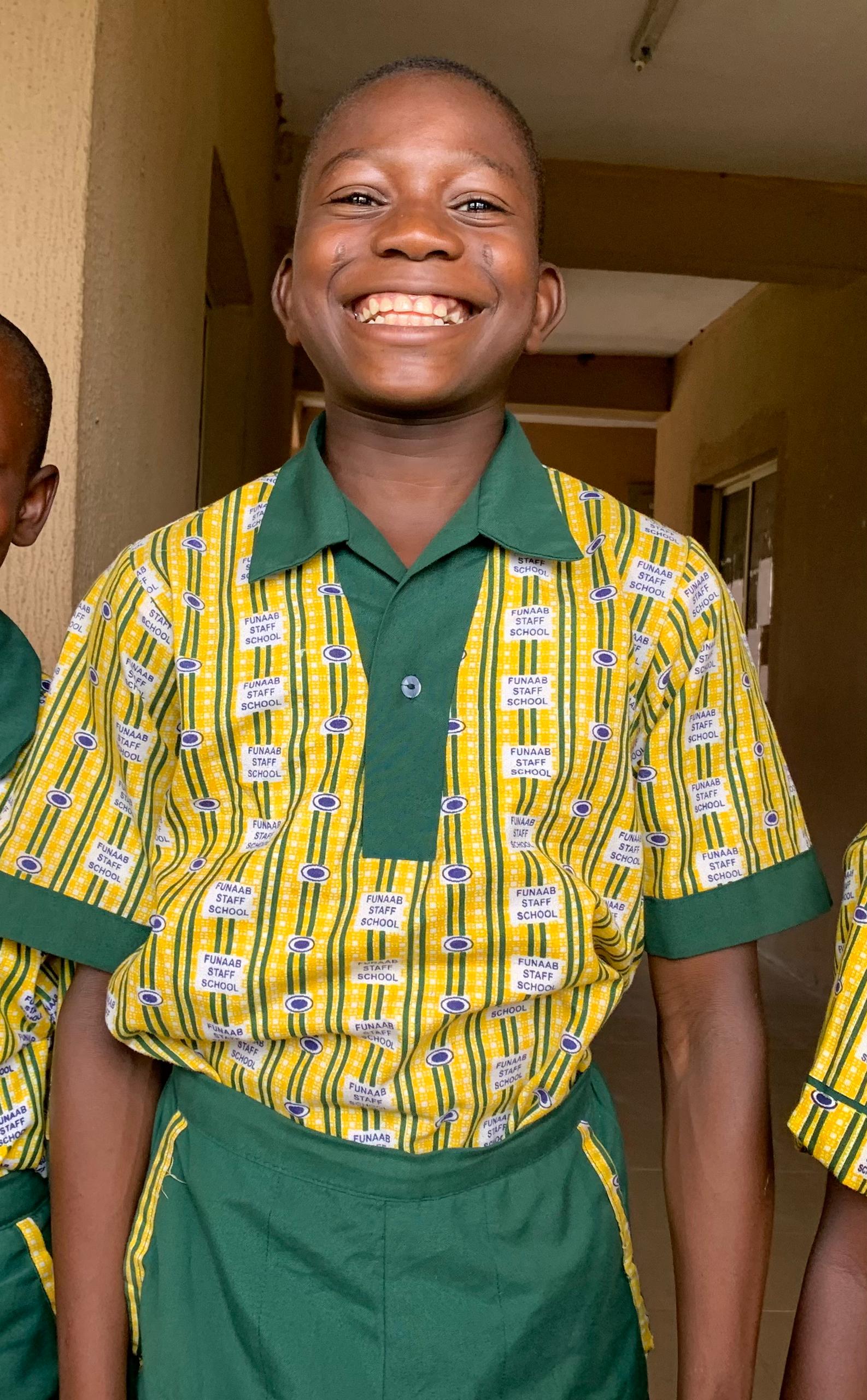 Rasaq reading confidently after OEEF intervention