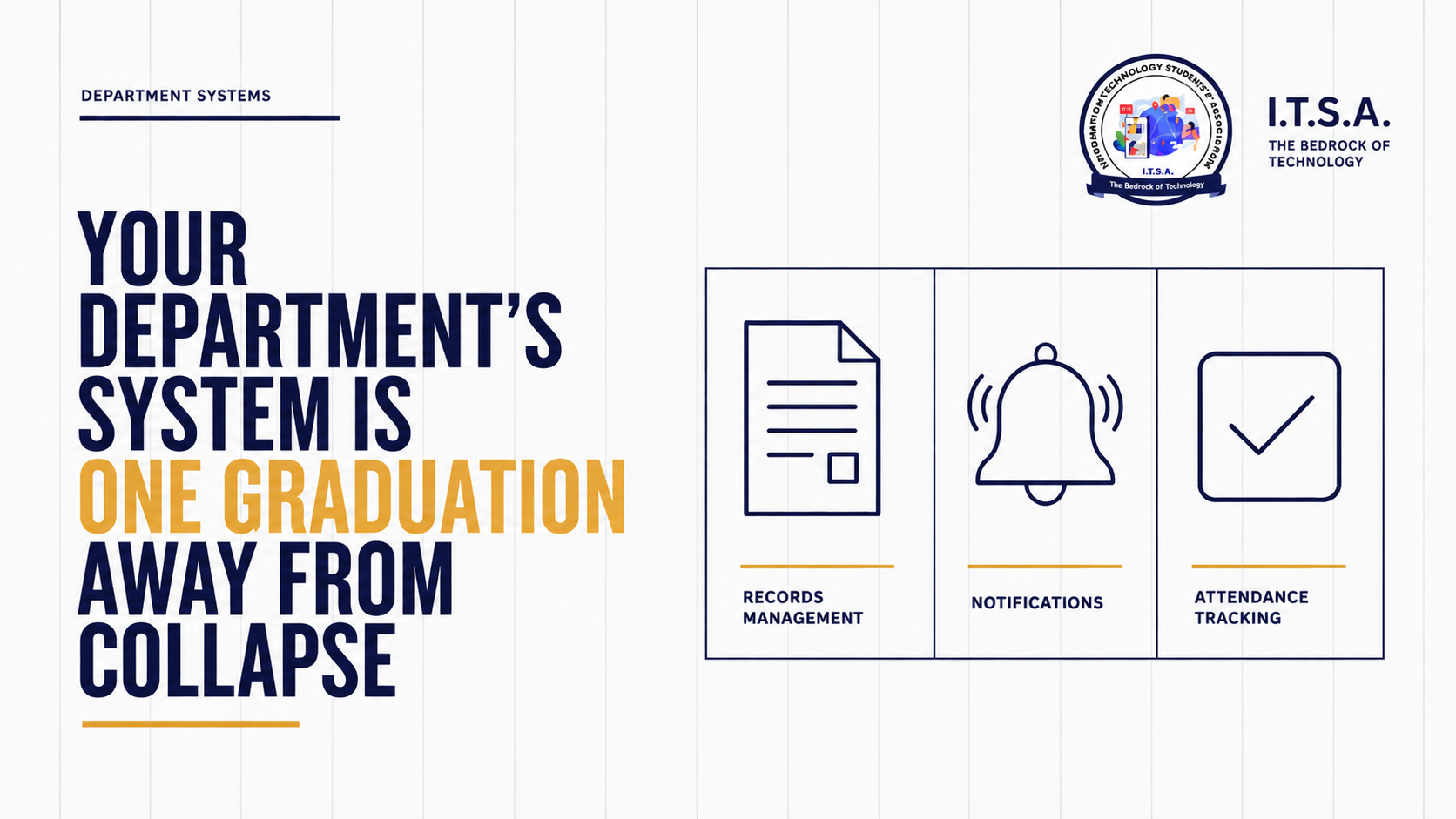 Departmental Operations: Why Nothing Works And What We're Going To Do About It