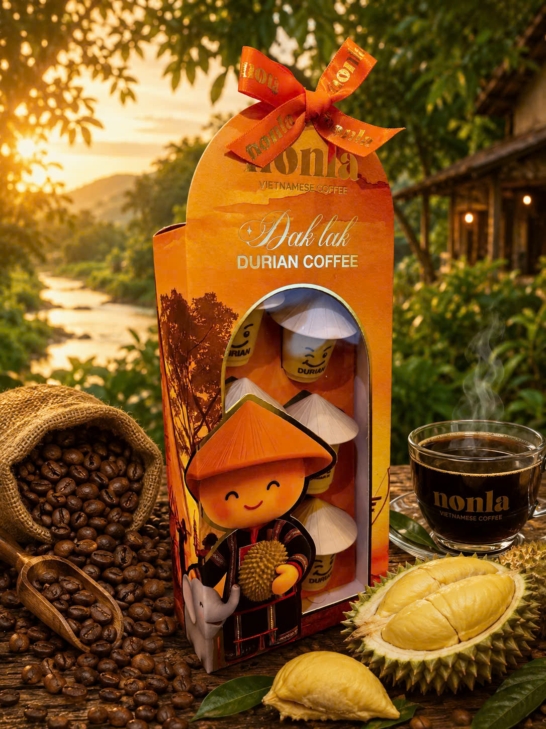 Nonla Coffee Durian Set 6