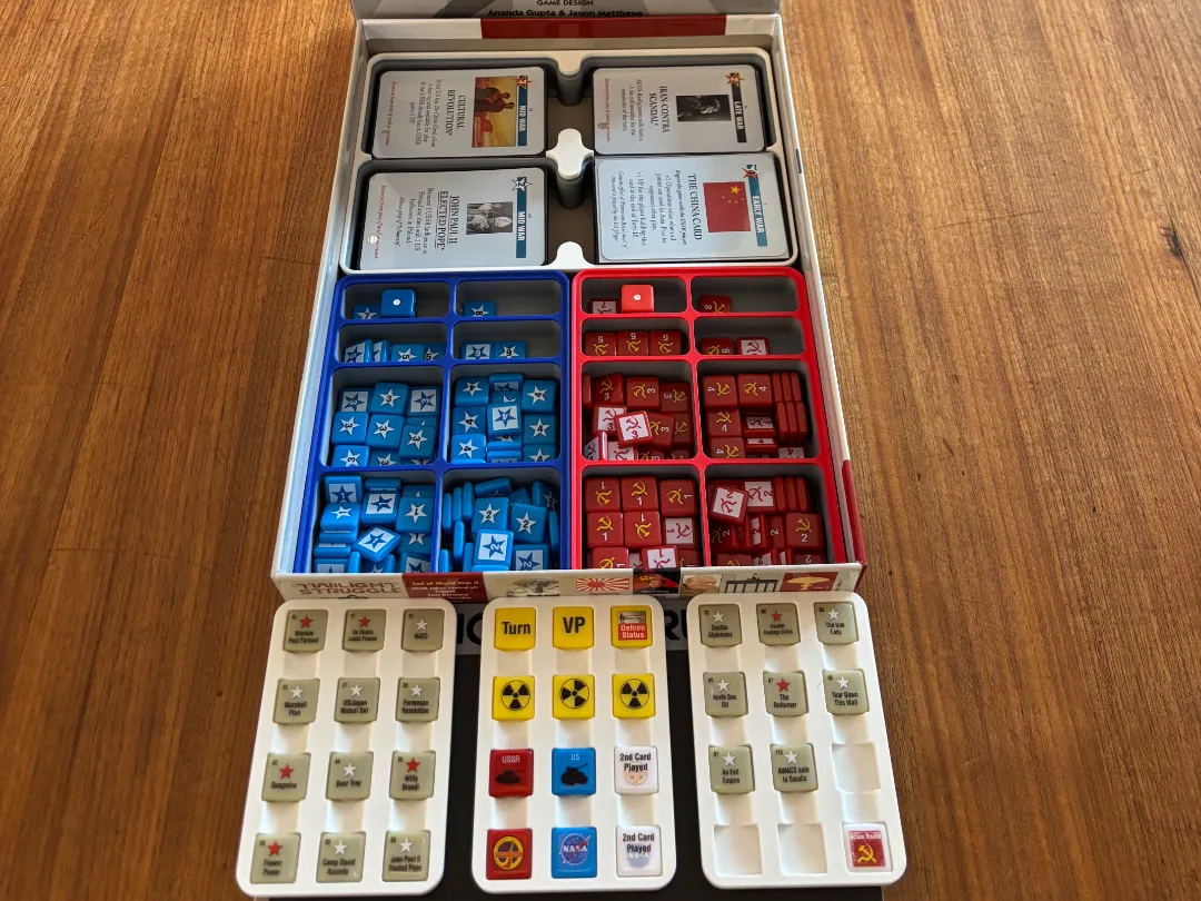 Twilight Struggle - Insert Organizador de Luxo Premium