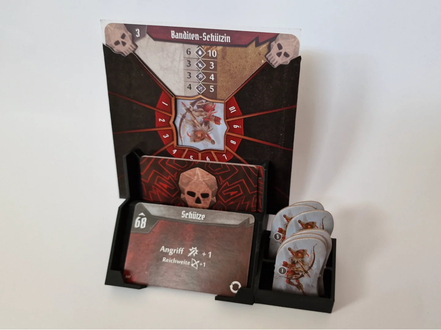 Gloomhaven - Suporte para Cartas e Tokens de Monstros