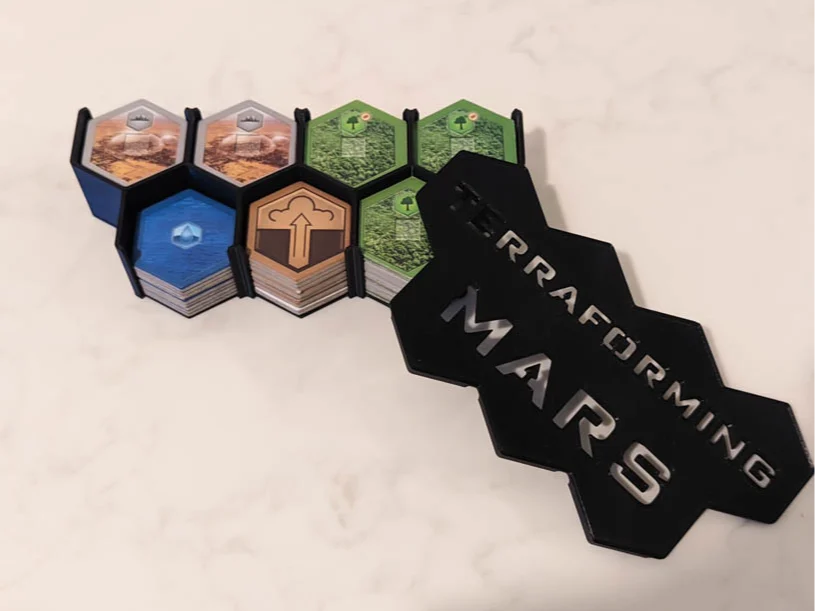 Terraforming Mars - Suporte para Peças Hexagonais
