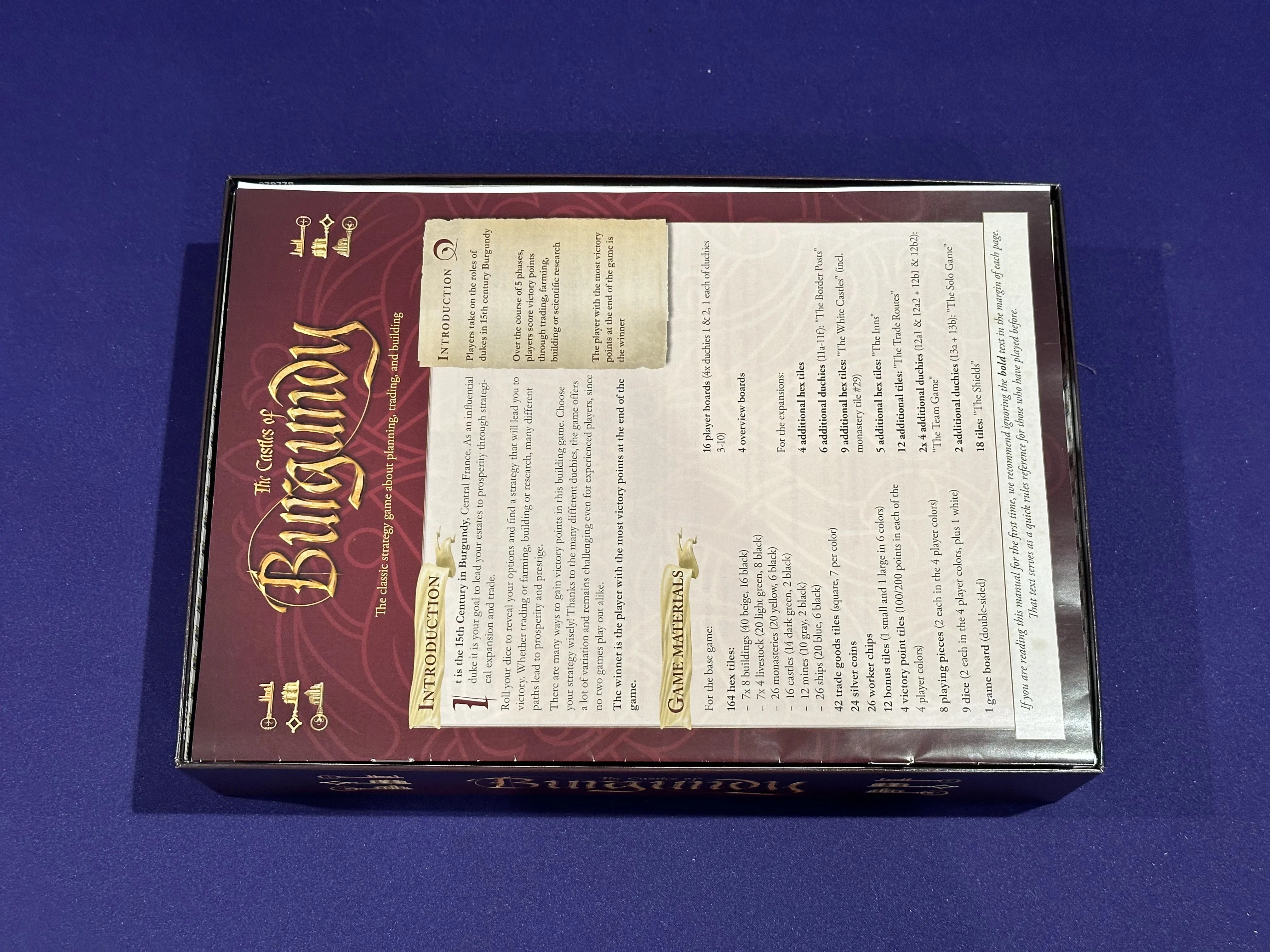 Castelos da Borgonha - Insert Organizador para Edição 2019 - 8