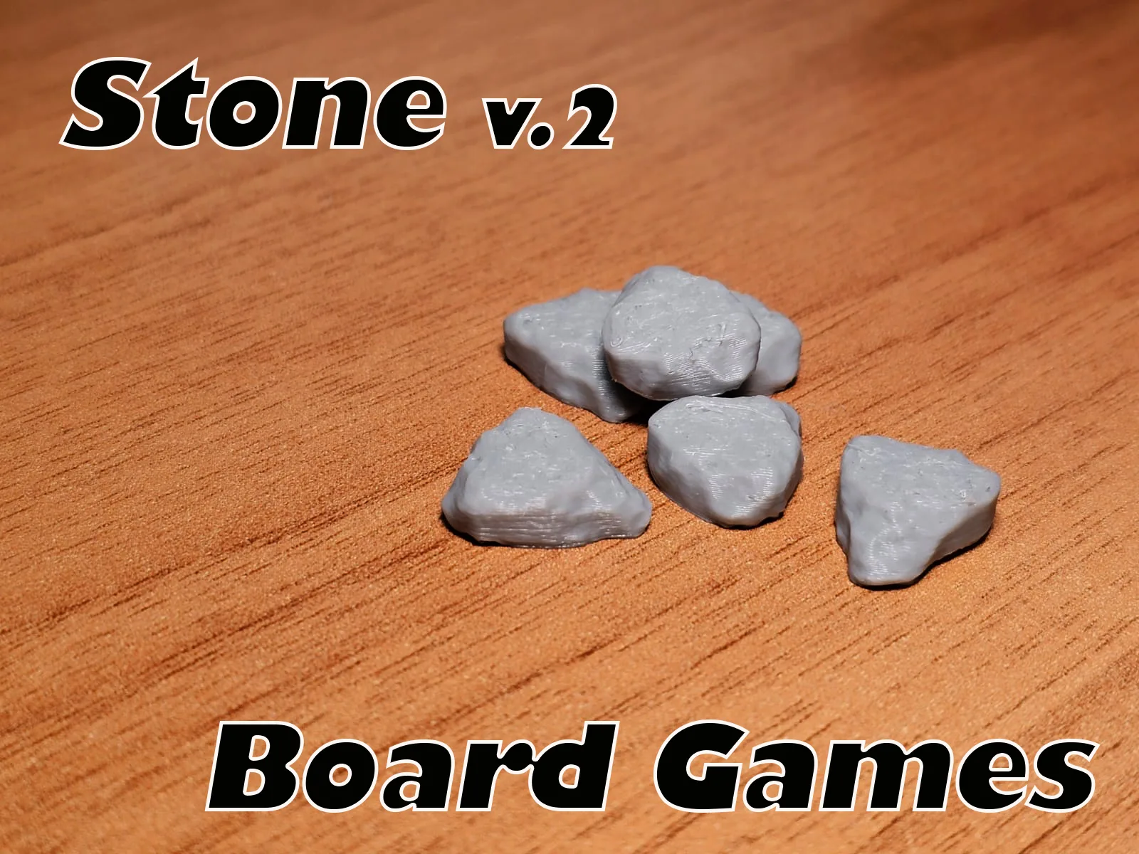 Board Games - Token de Pedra para Recursos