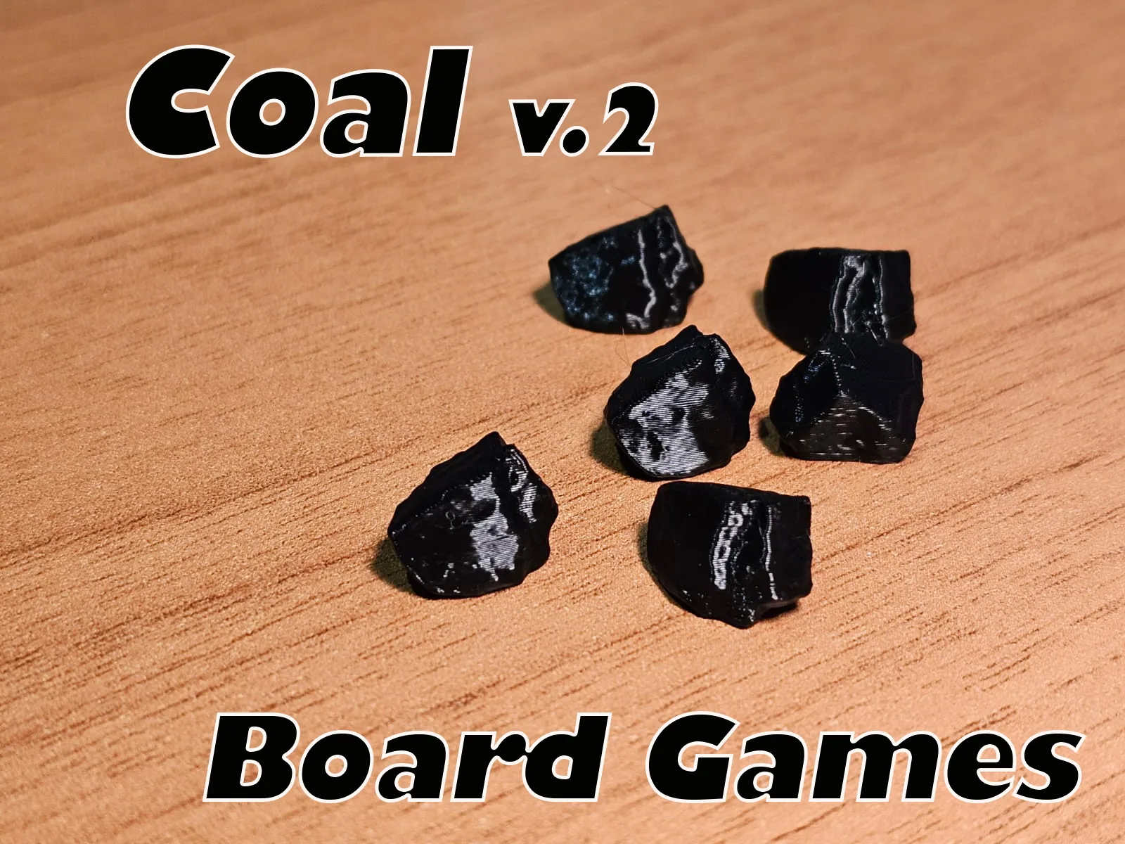 Board Games - Token de Carvão v.2