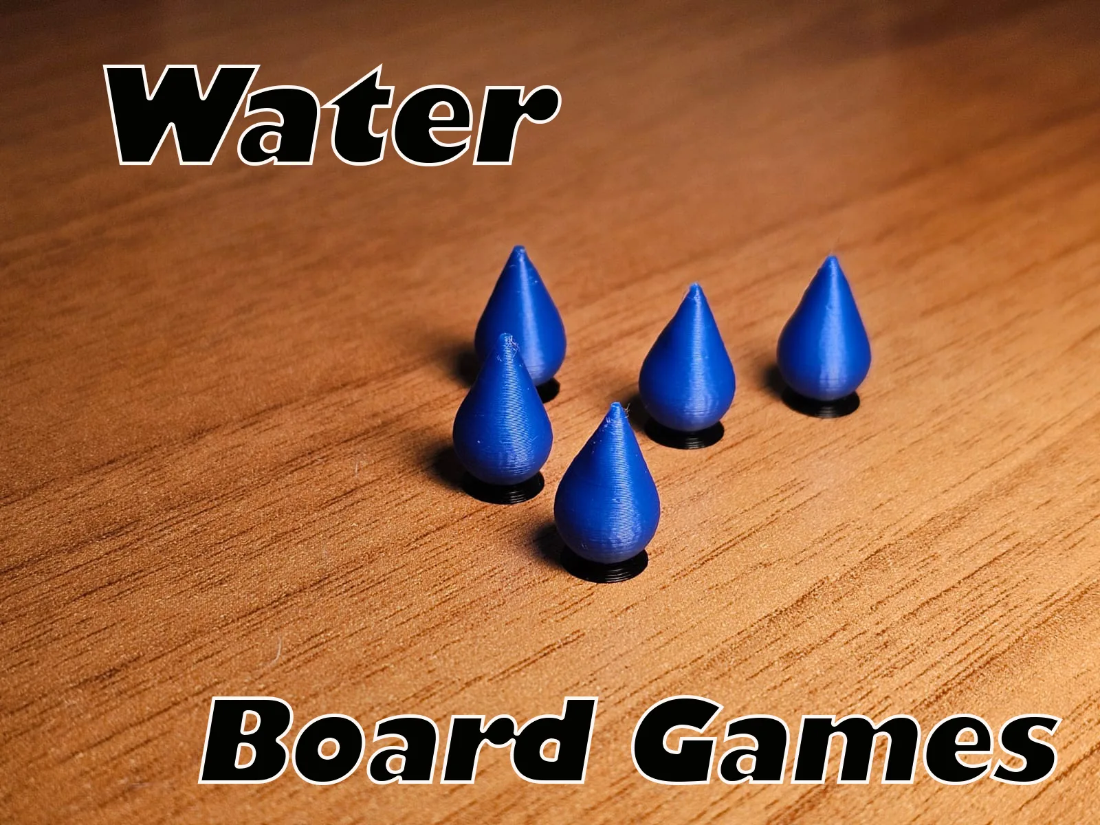 Board Games - Token de Água em Formato de Gota