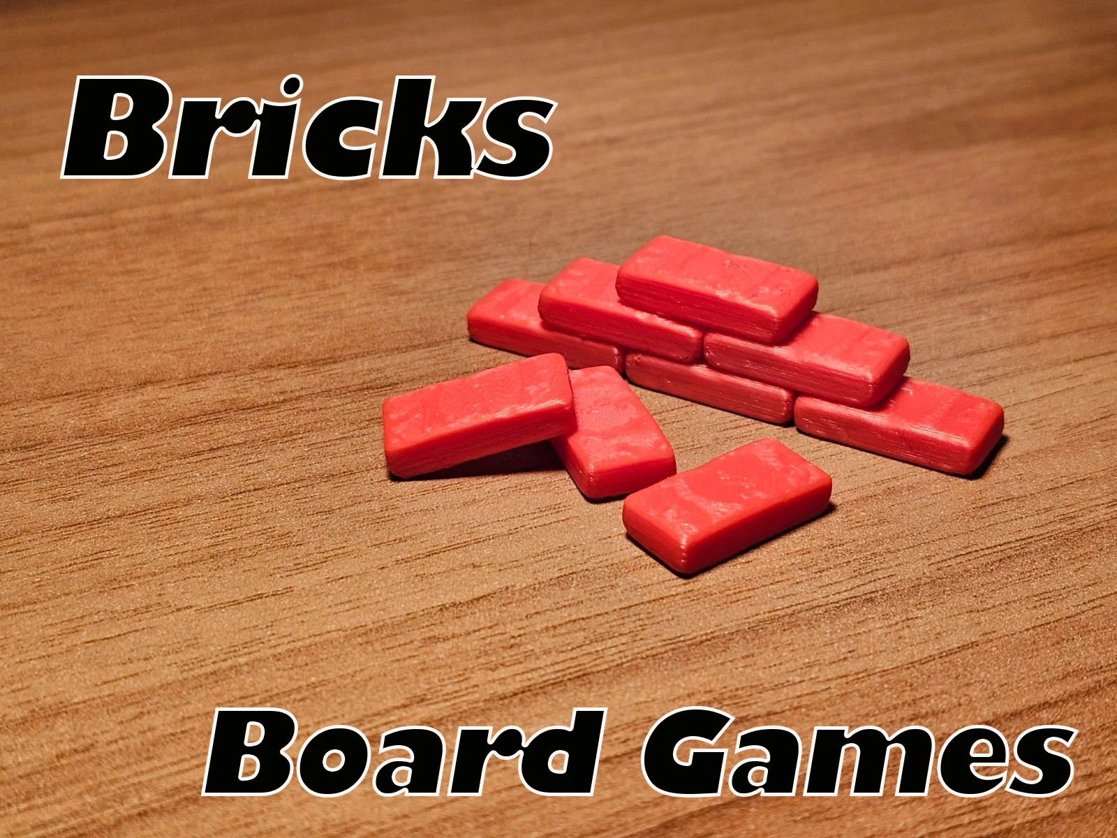 Tiquinhos - Tokens de Tijolos para Board Games